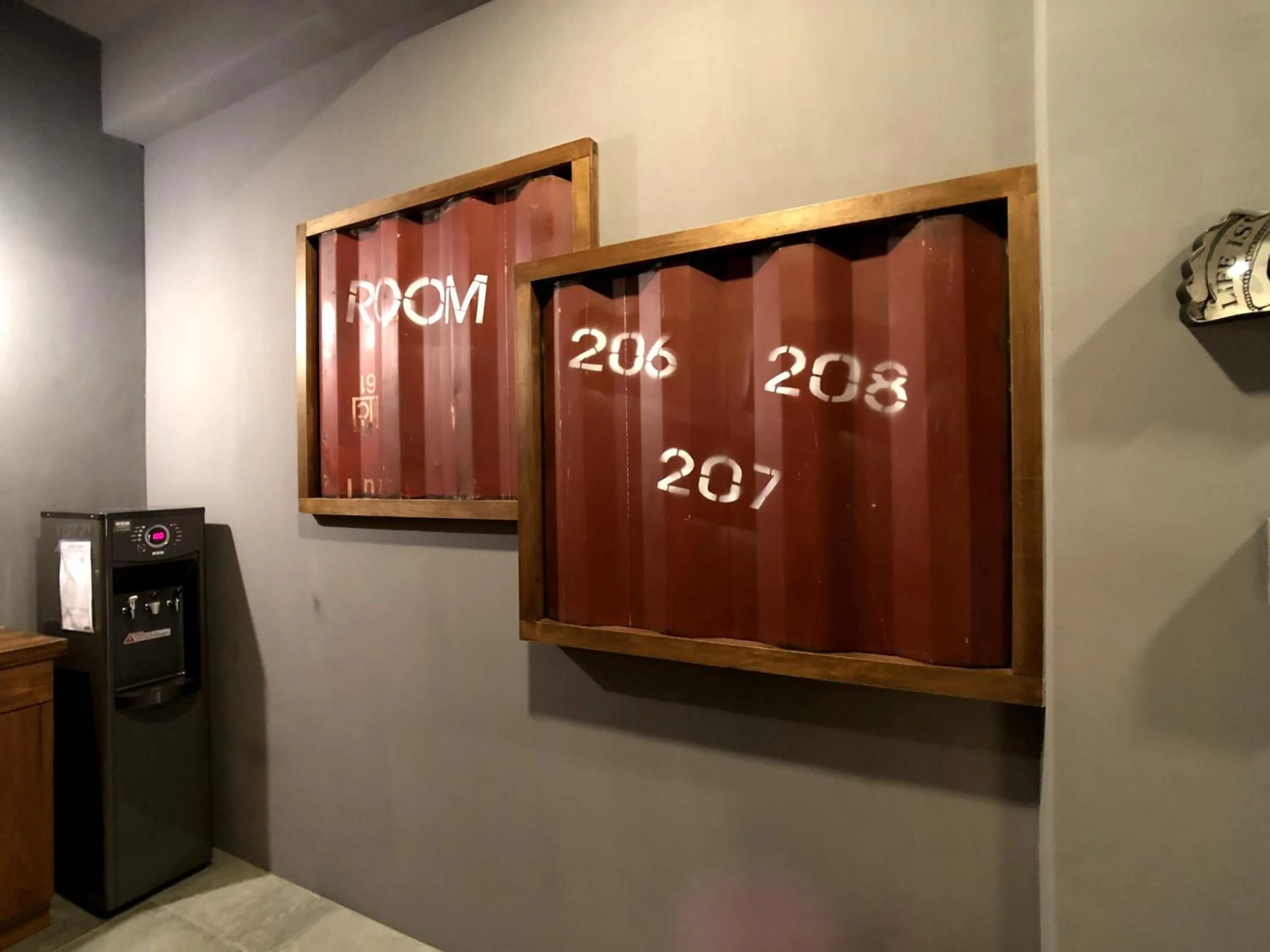 Decorative detail in Kenting True Color Hostel