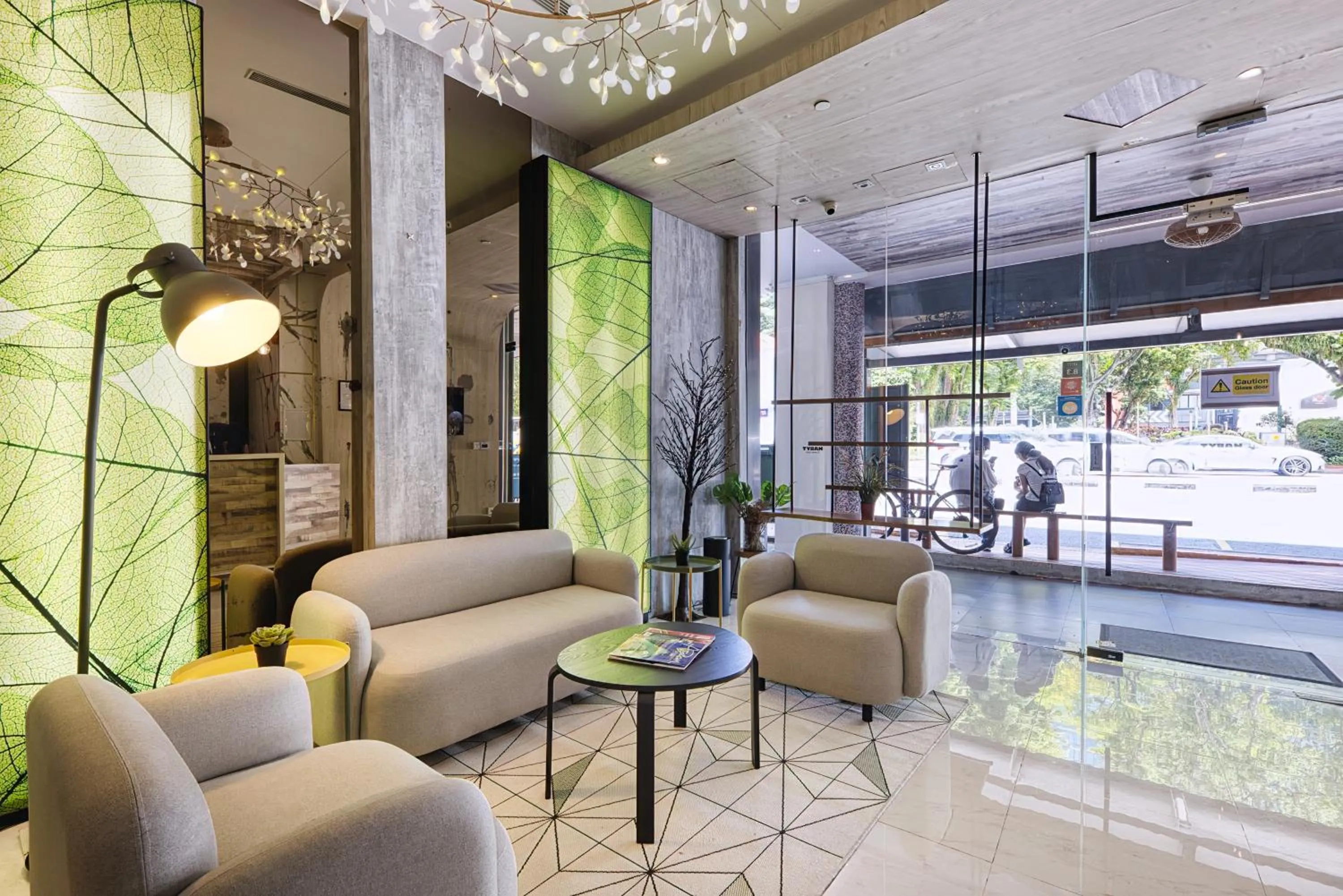 Seating area in Habyt Clarke Quay