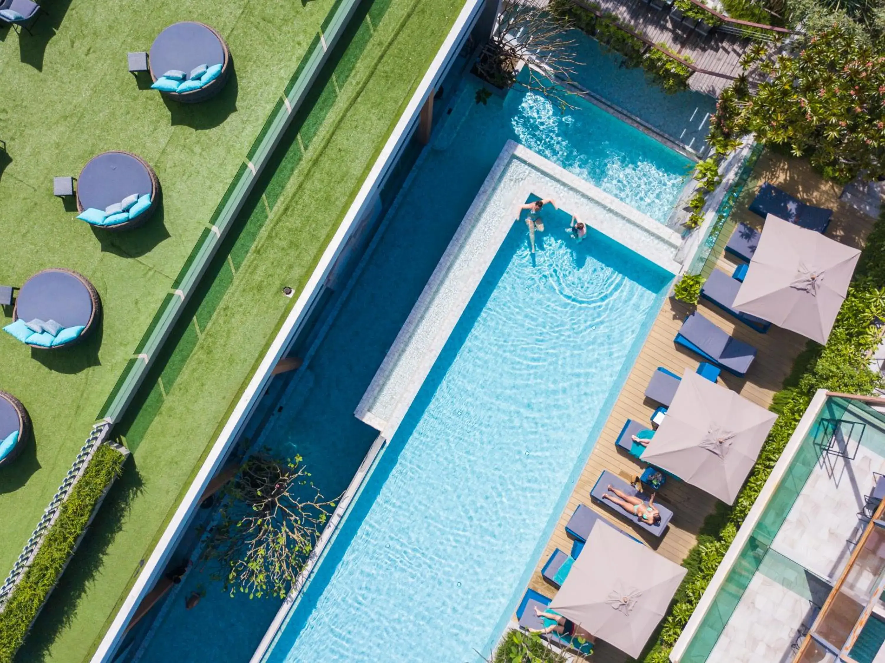 Bird's eye view in Fusion Suites Phuket Patong Bird's eye view in Fusion Suites Phuket Patong
