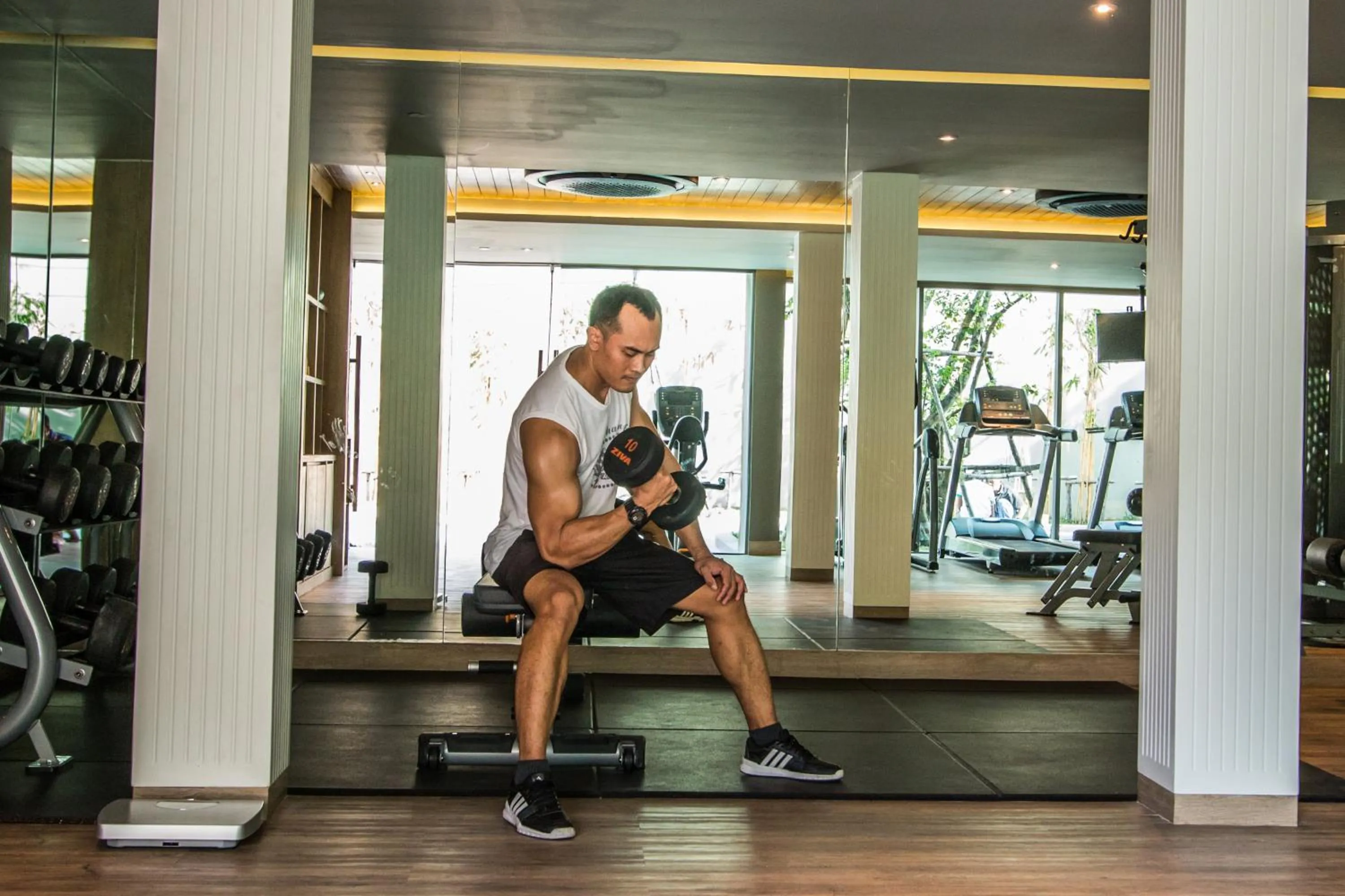 Fitness centre/facilities in Fusion Suites Phuket Patong