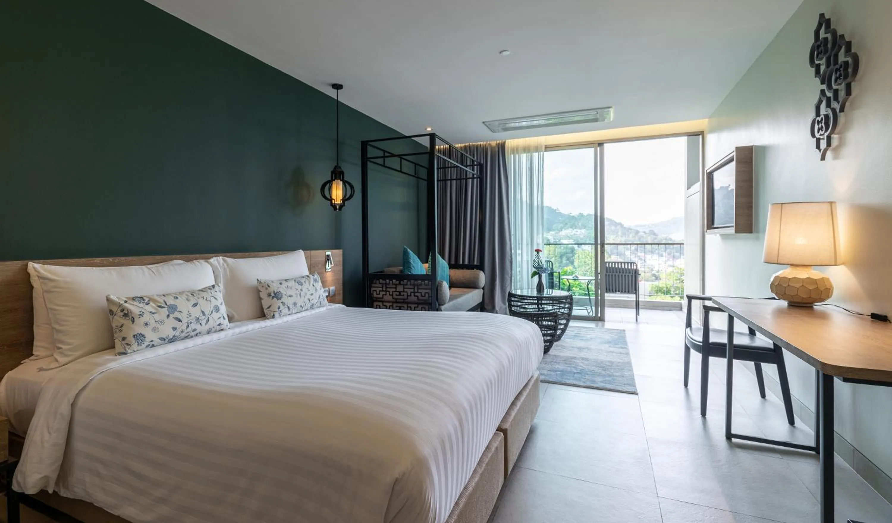 Bed in Fusion Suites Phuket Patong