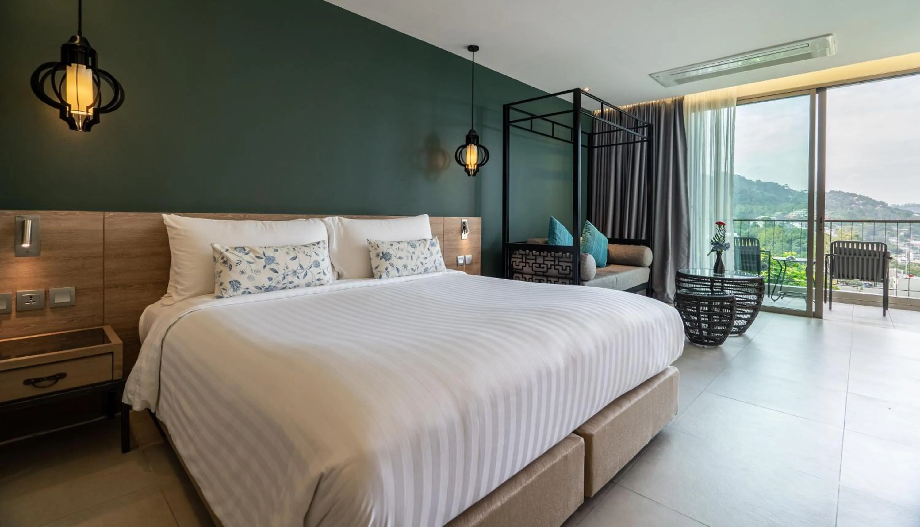 Bed in Fusion Suites Phuket Patong