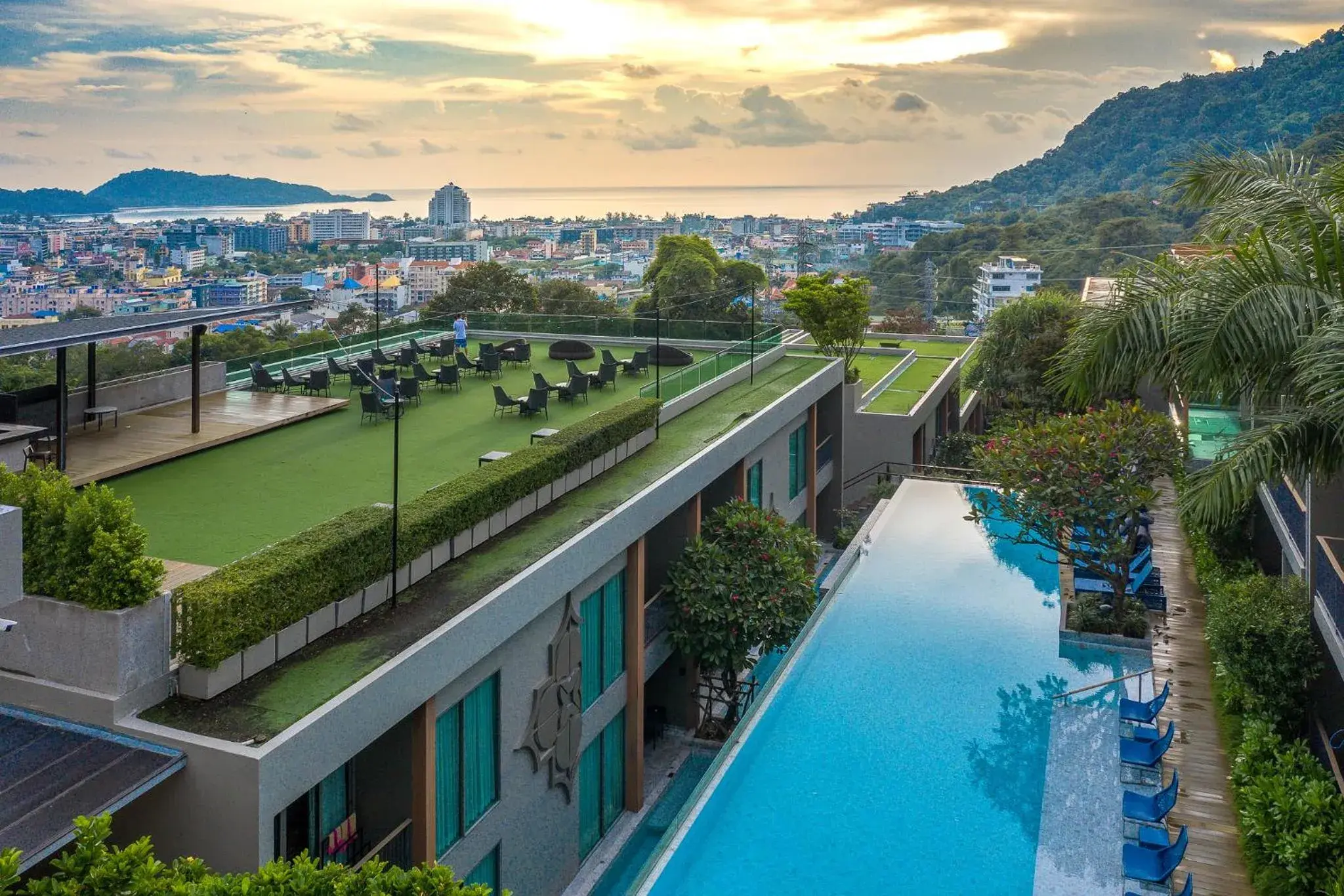 Property building in Fusion Suites Phuket Patong Property building in Fusion Suites Phuket Patong