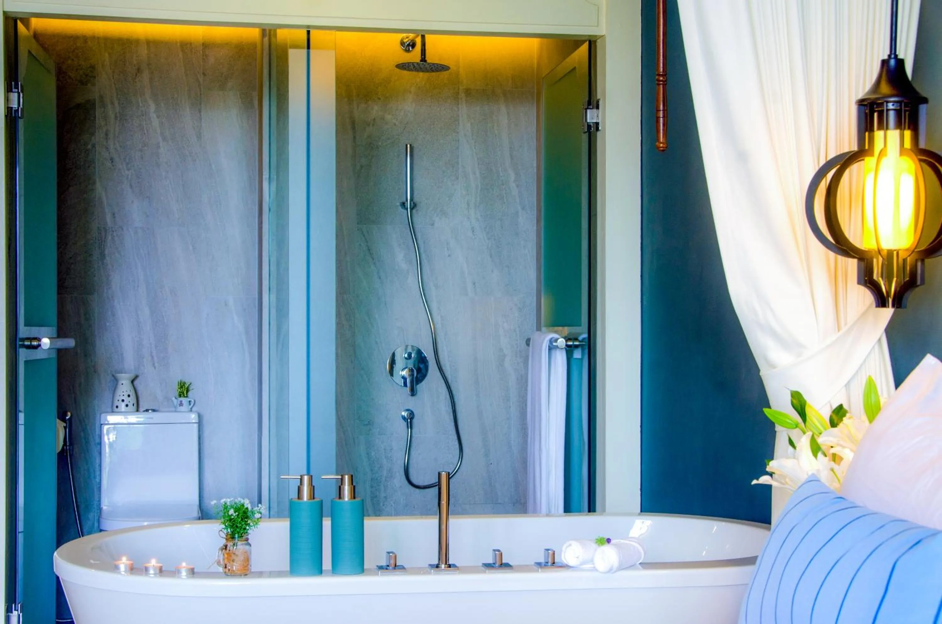 Bathroom in Fusion Suites Phuket Patong