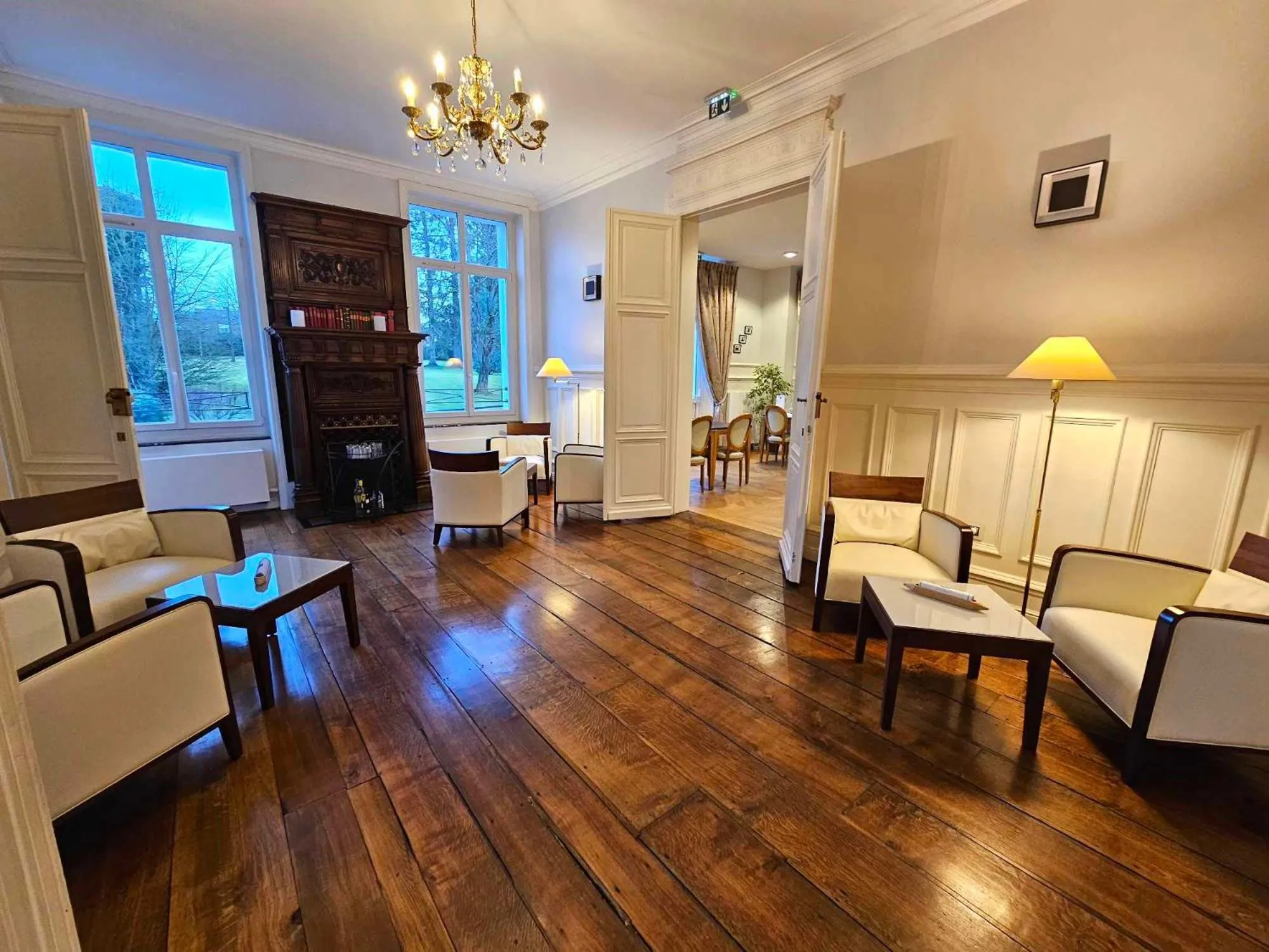 Living room in Hôtel Château de la Marlière