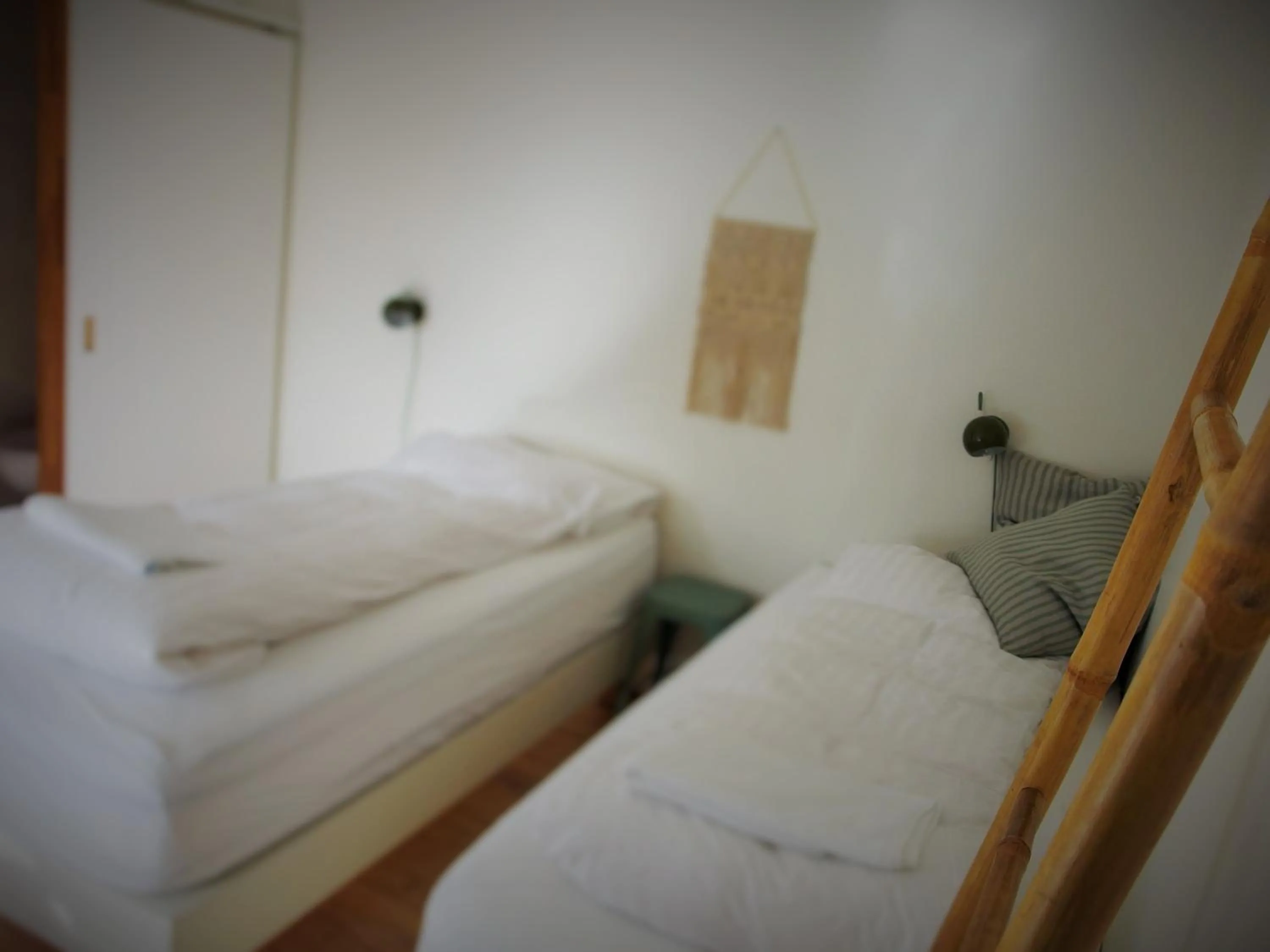 Decorative detail, Bed in Saltvík Farm Guesthouse