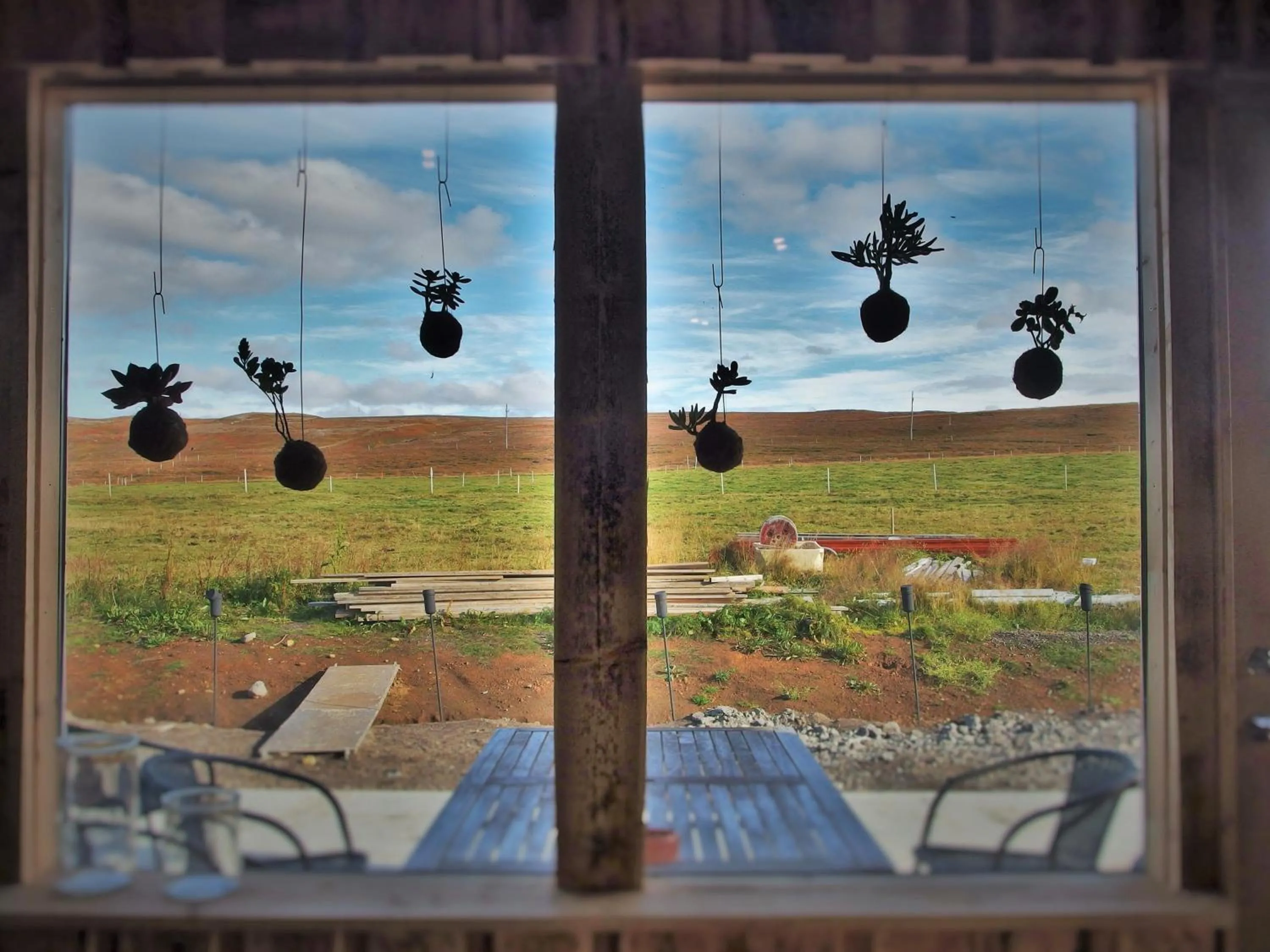 Decorative detail in Saltvík Farm Guesthouse