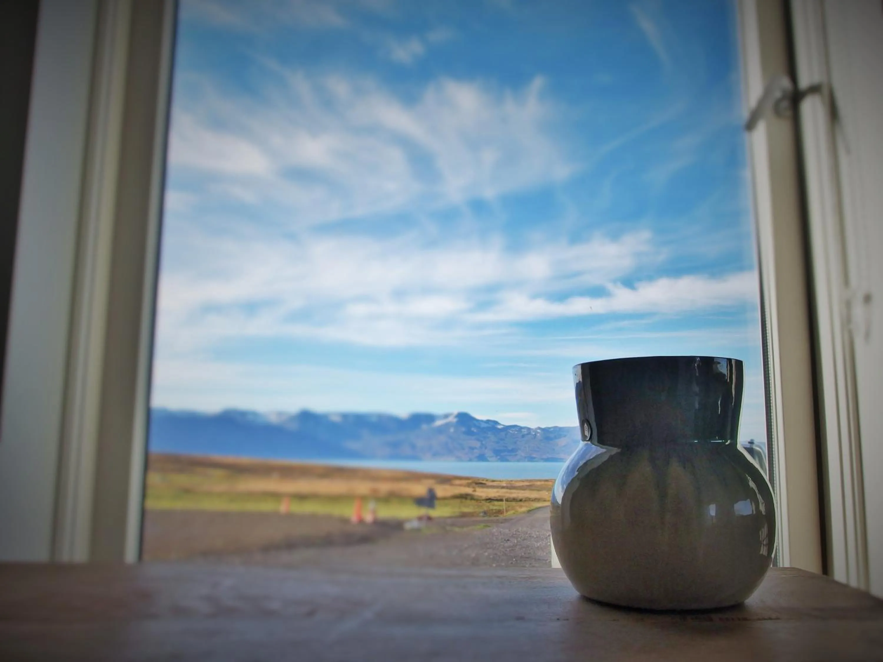 Decorative detail in Saltvík Farm Guesthouse