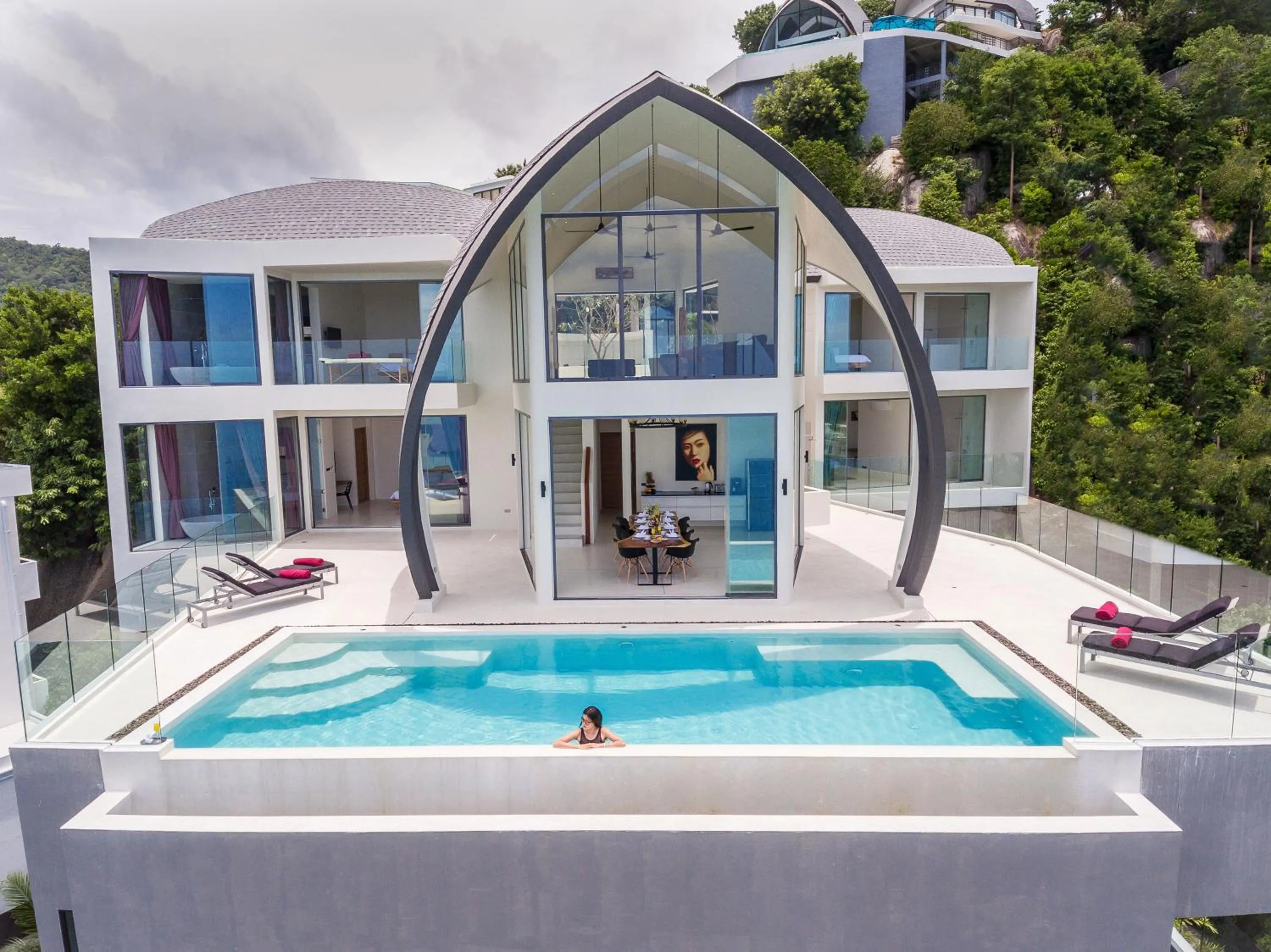 Facade/entrance in Sky Dream Villa Award Winning Sea View Villa
