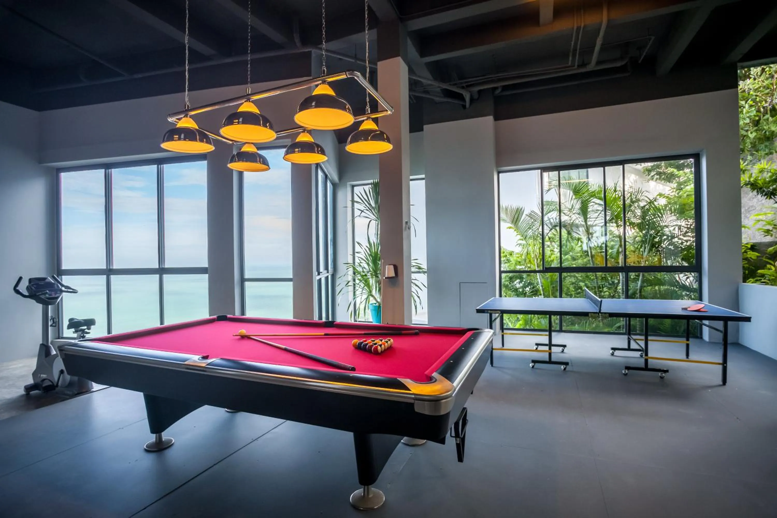 Billiard in Sky Dream Villa Award Winning Sea View Villa