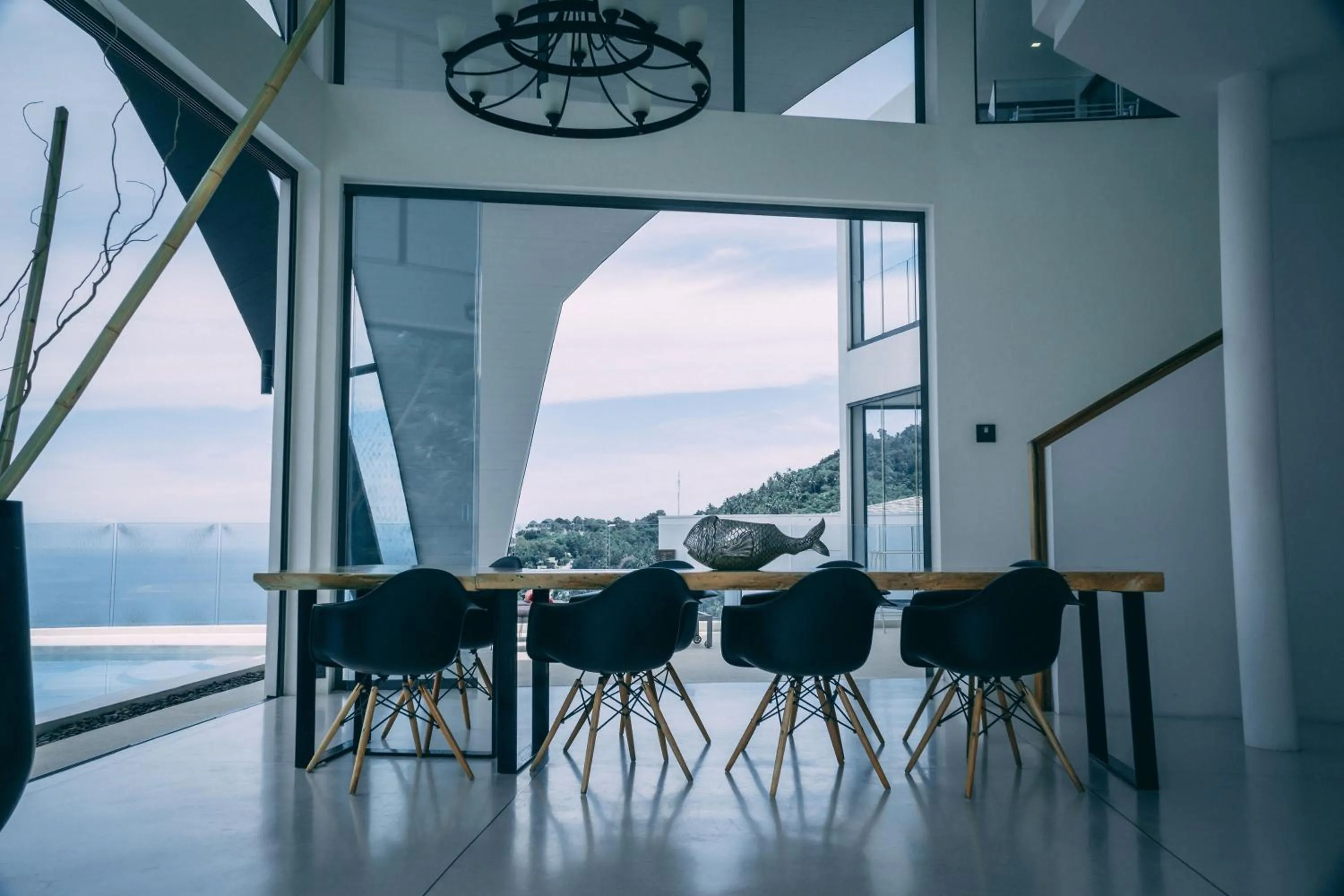 Dining area in Sky Dream Villa Award Winning Sea View Villa