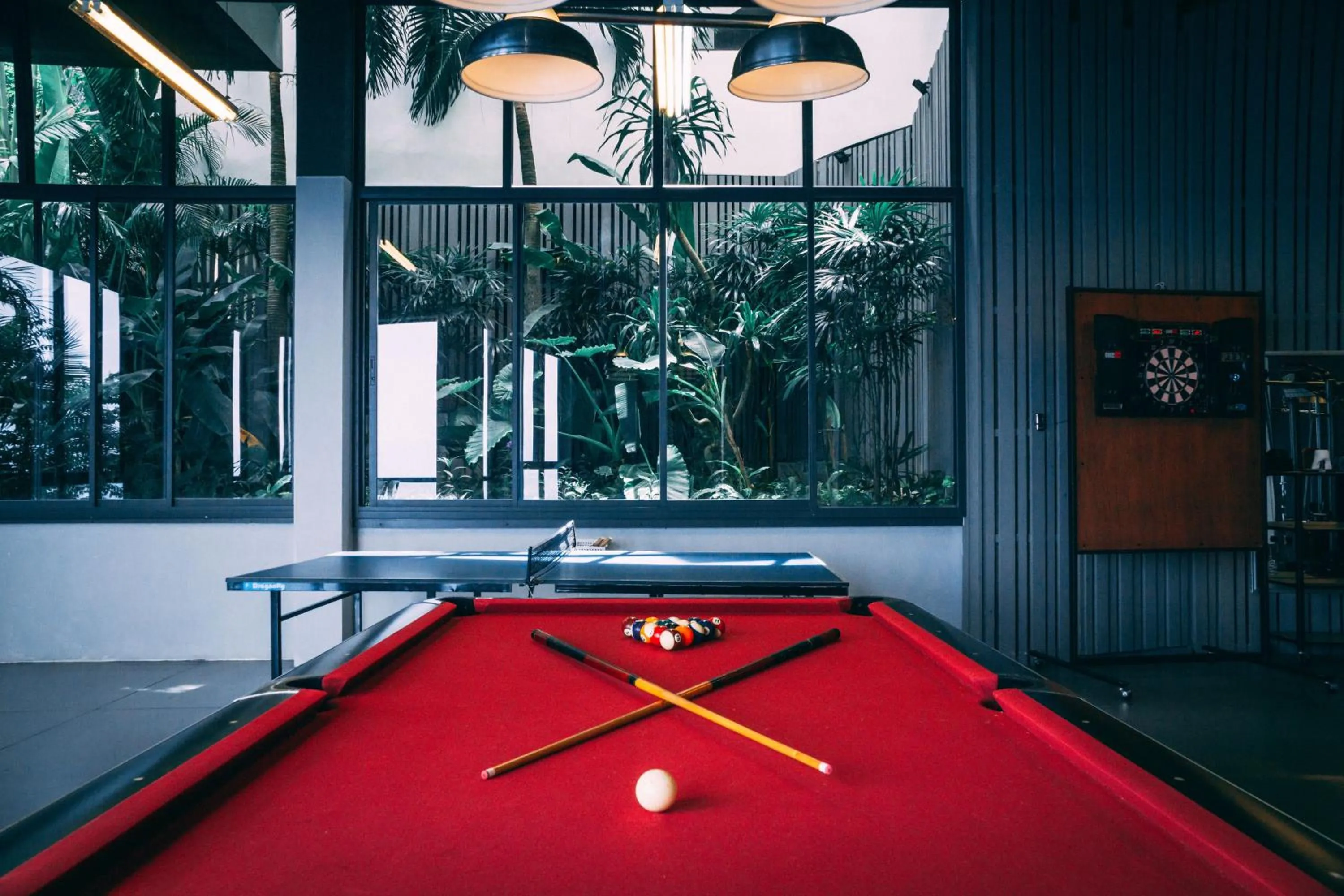Billiard in Sky Dream Villa Award Winning Sea View Villa
