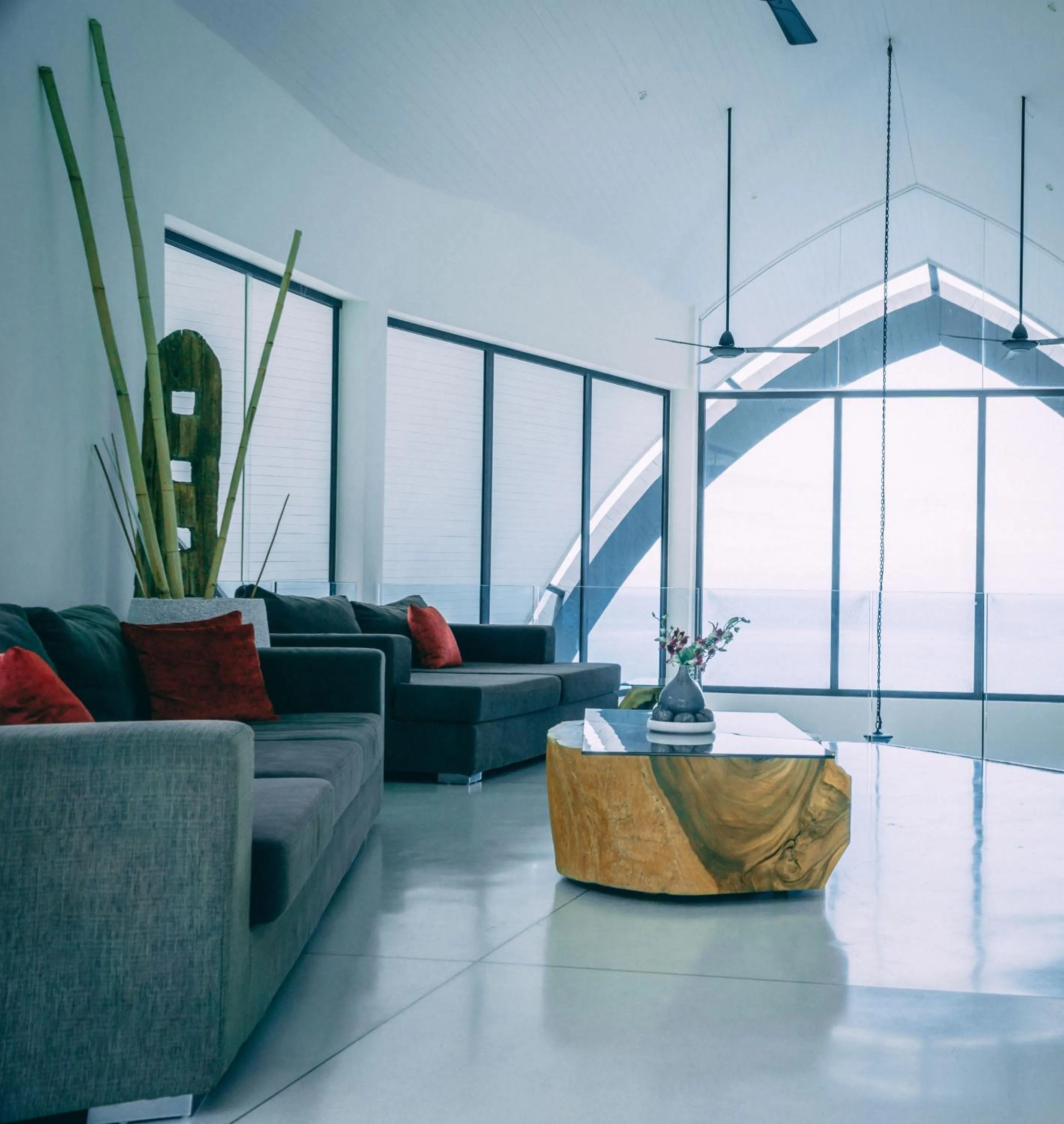 Living room in Sky Dream Villa Award Winning Sea View Villa