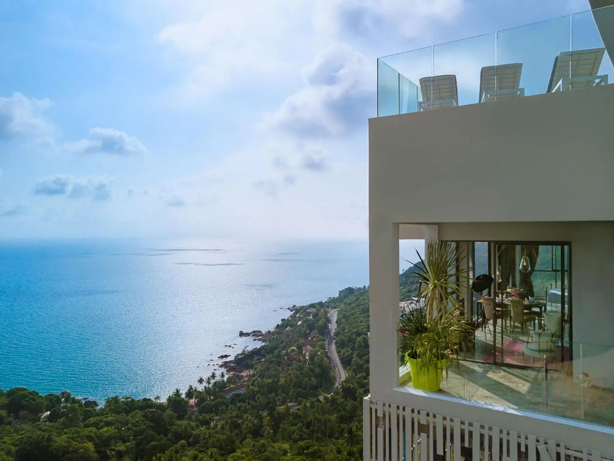 Natural landscape in Sky Dream Villa Award Winning Sea View Villa