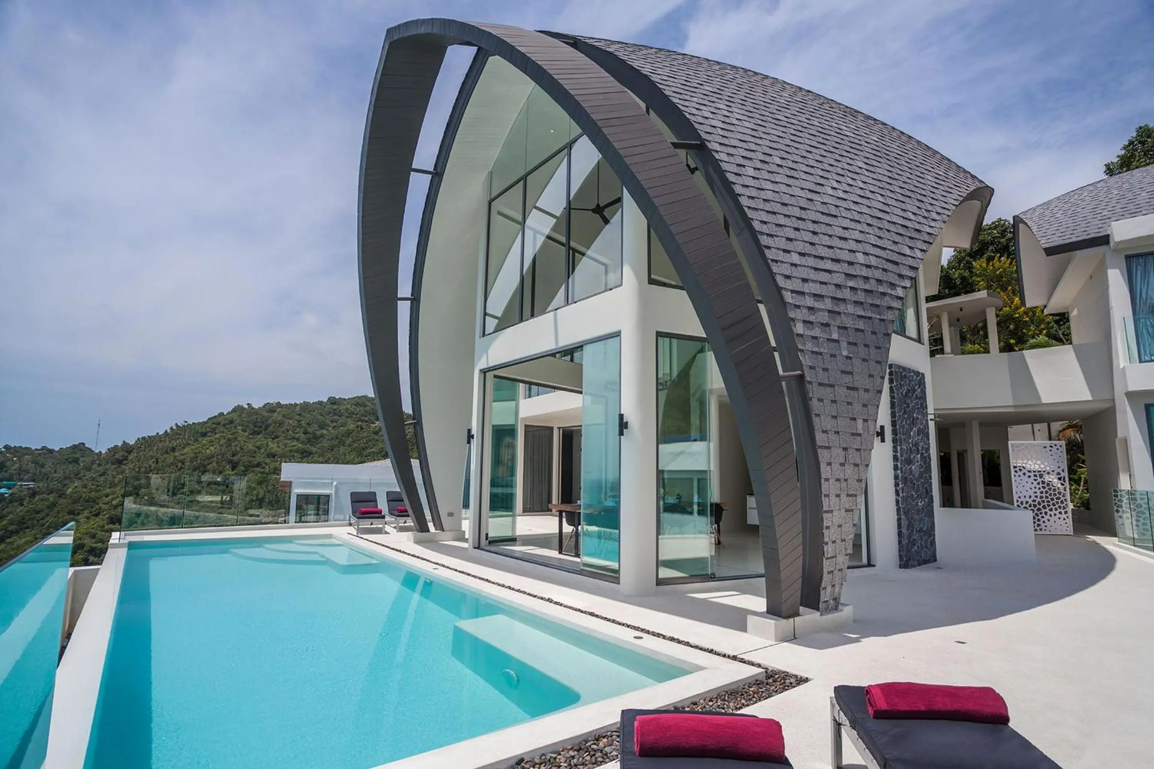 Facade/entrance in Sky Dream Villa Award Winning Sea View Villa