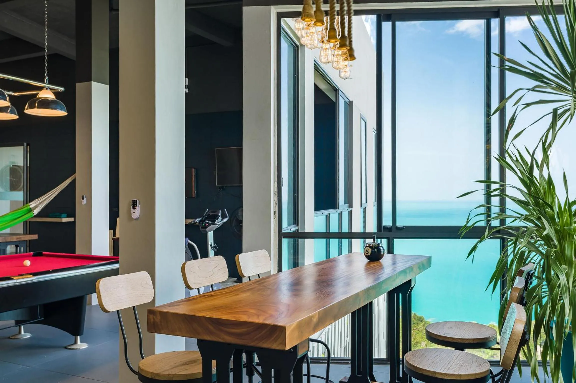 Fitness centre/facilities in Sky Dream Villa Award Winning Sea View Villa