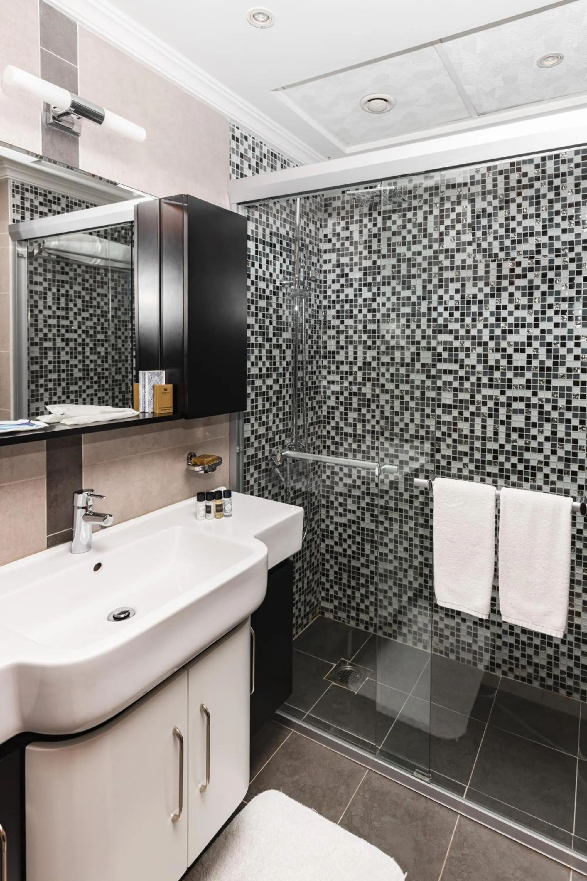 Shower in Palmeiras Suite Hotel