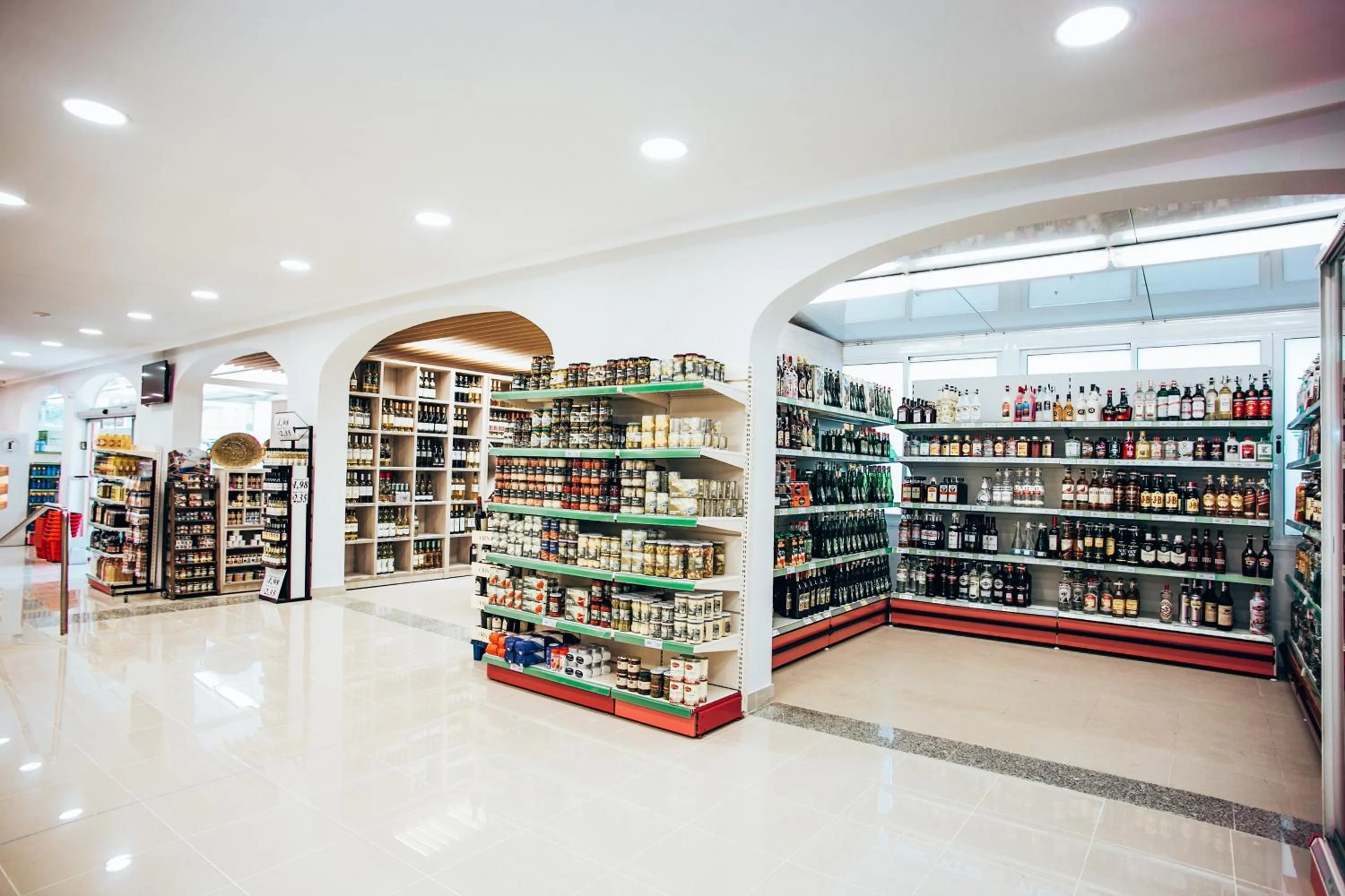 Food and drinks in Marins Playa