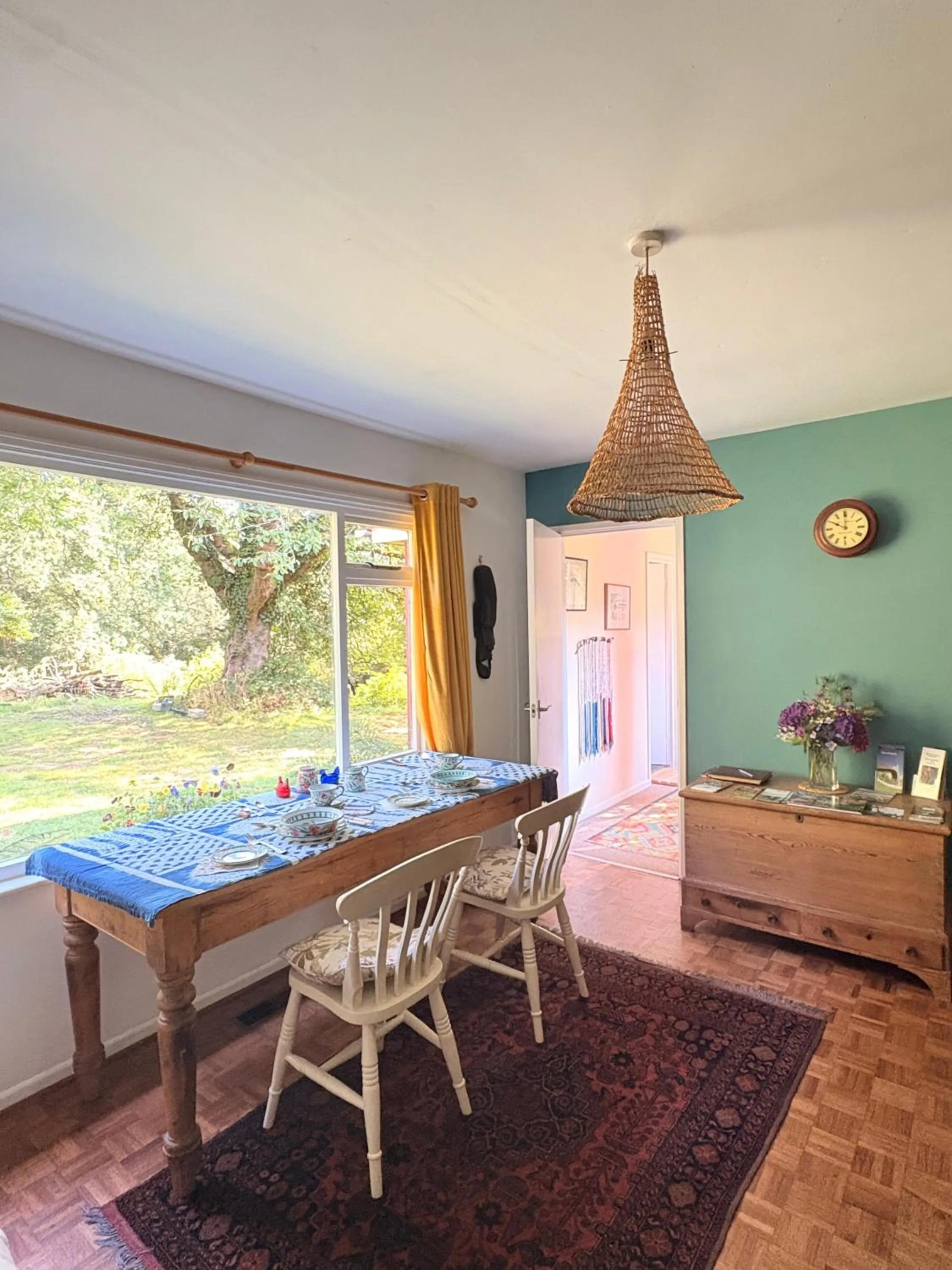 Dining area in B&B Higher Quantock