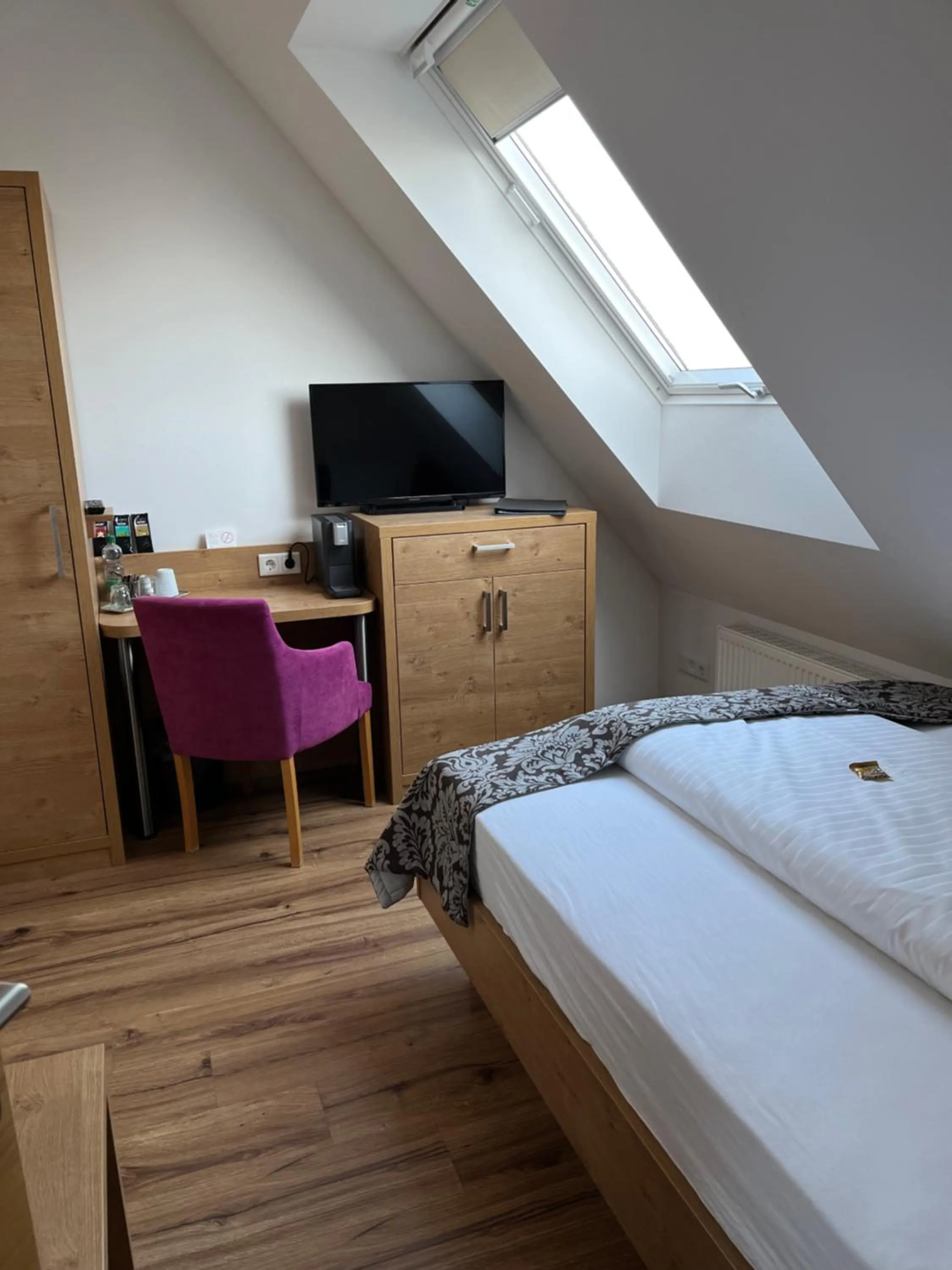 Bed in Hotel ten Hoopen Restaurant Deele