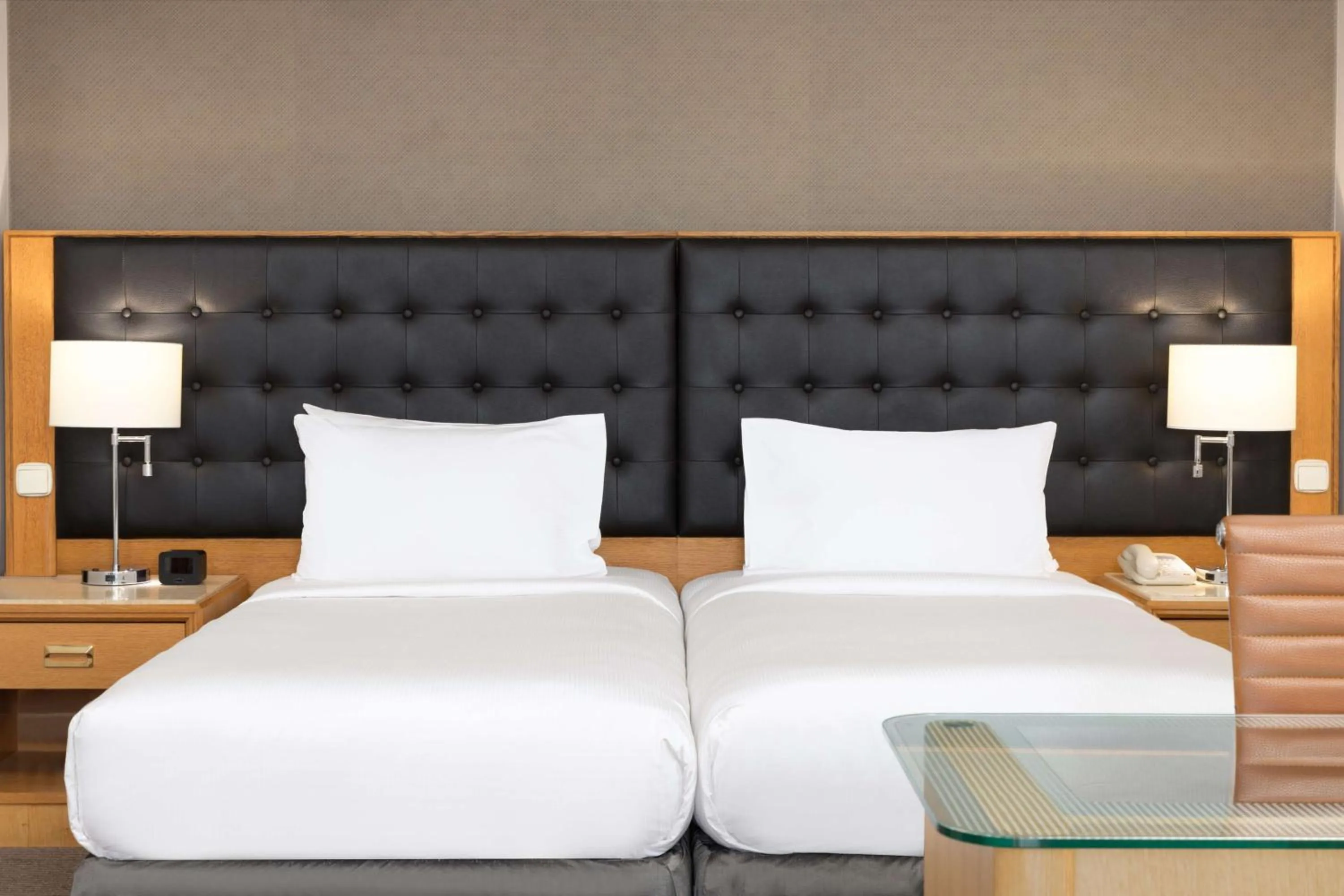 Bed in DoubleTree by Hilton Luxembourg