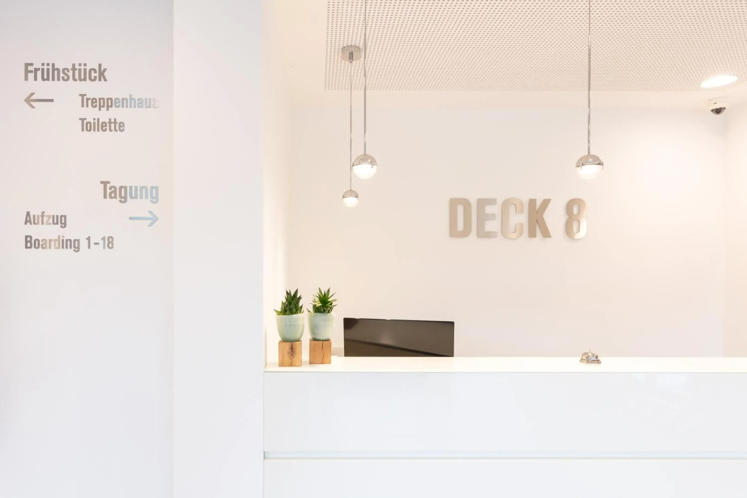 Lobby or reception in DECK 8 DESIGNHOTEL.SOEST Lobby or reception in DECK 8 DESIGNHOTEL.SOEST