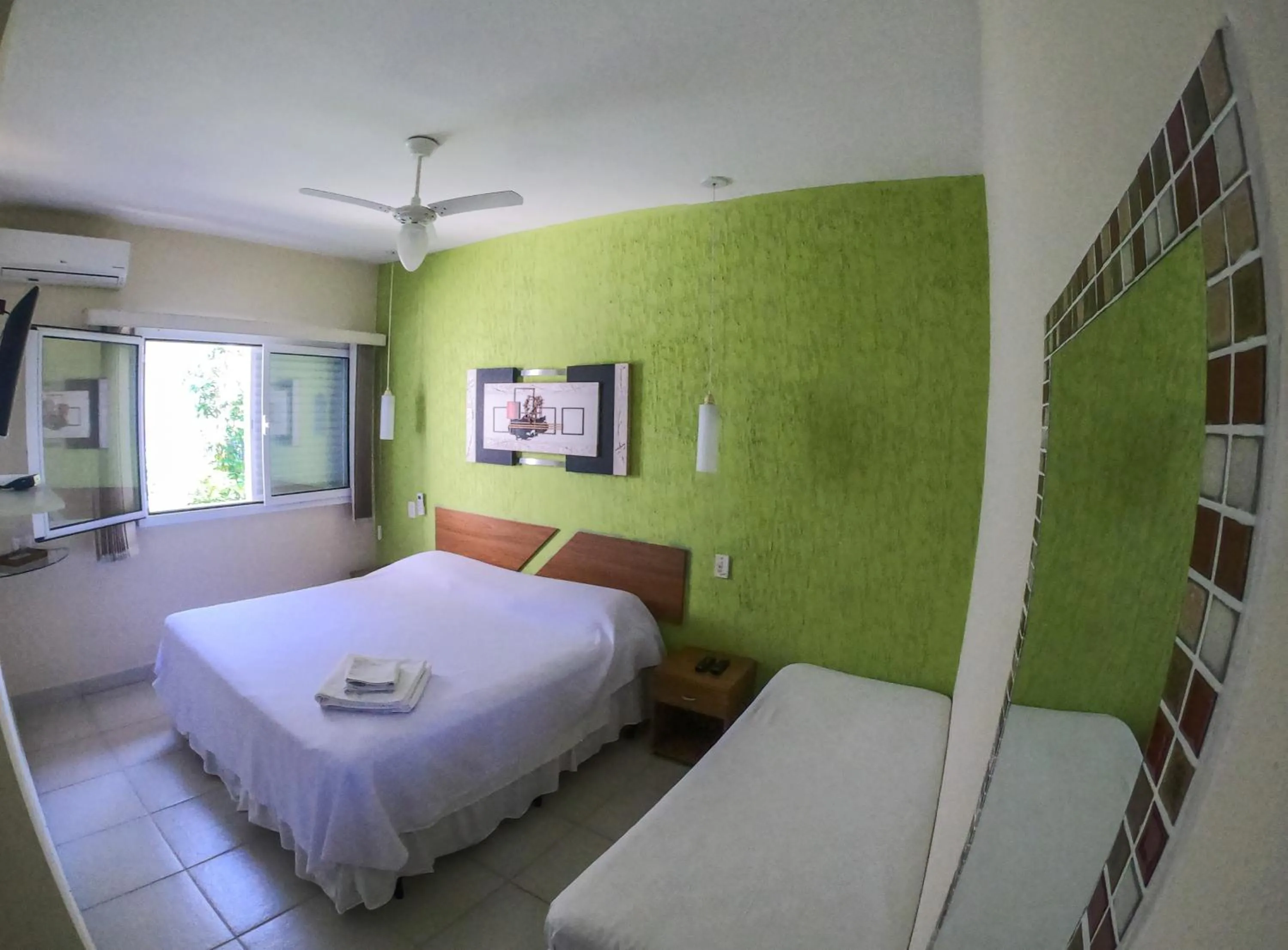 Bed in Pousada Etoile