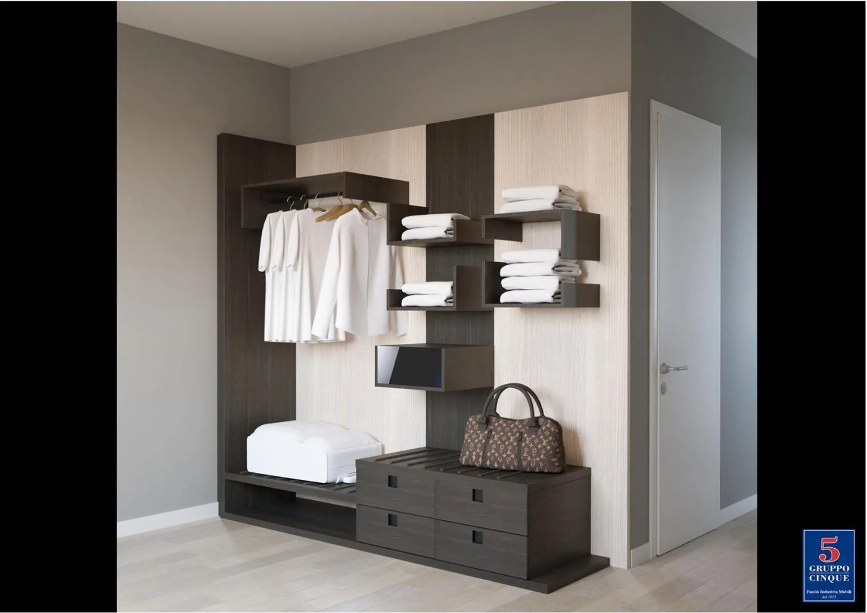 Bedroom in Threeland Hotel