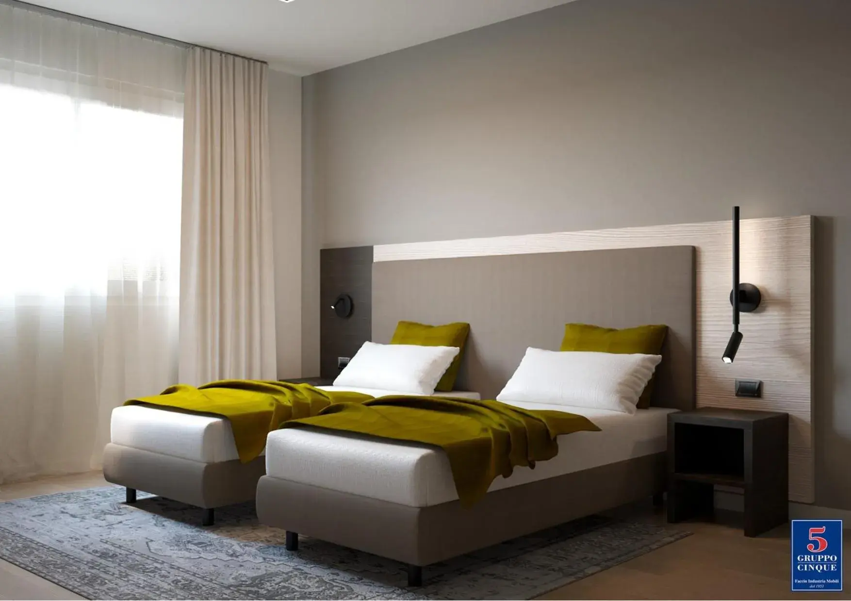 Deluxe Twin Room - single occupancy in Threeland Hotel Deluxe Twin Room - single occupancy in Threeland Hotel