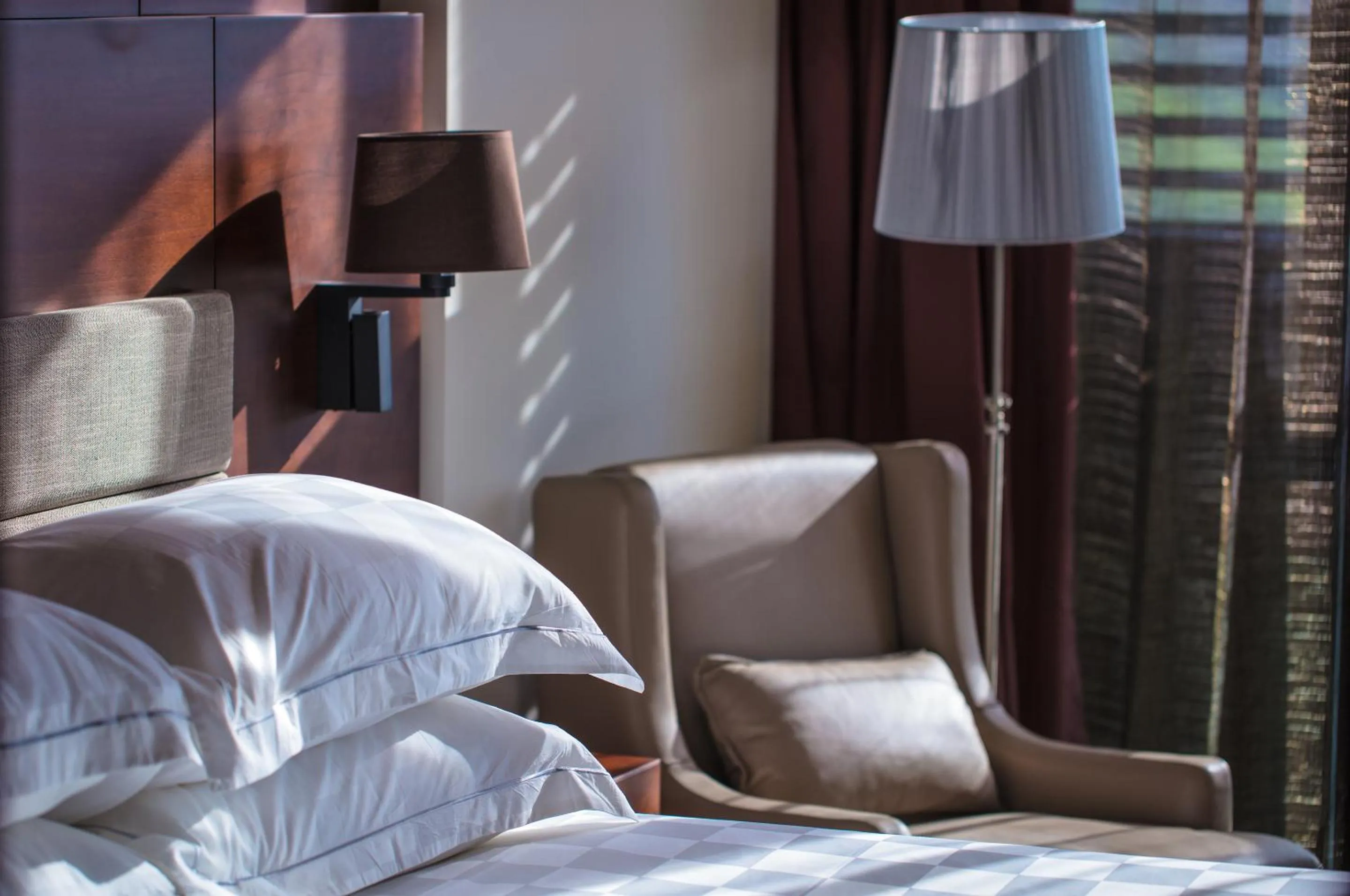 Decorative detail, Bed in The Stanley Hotel & Suites