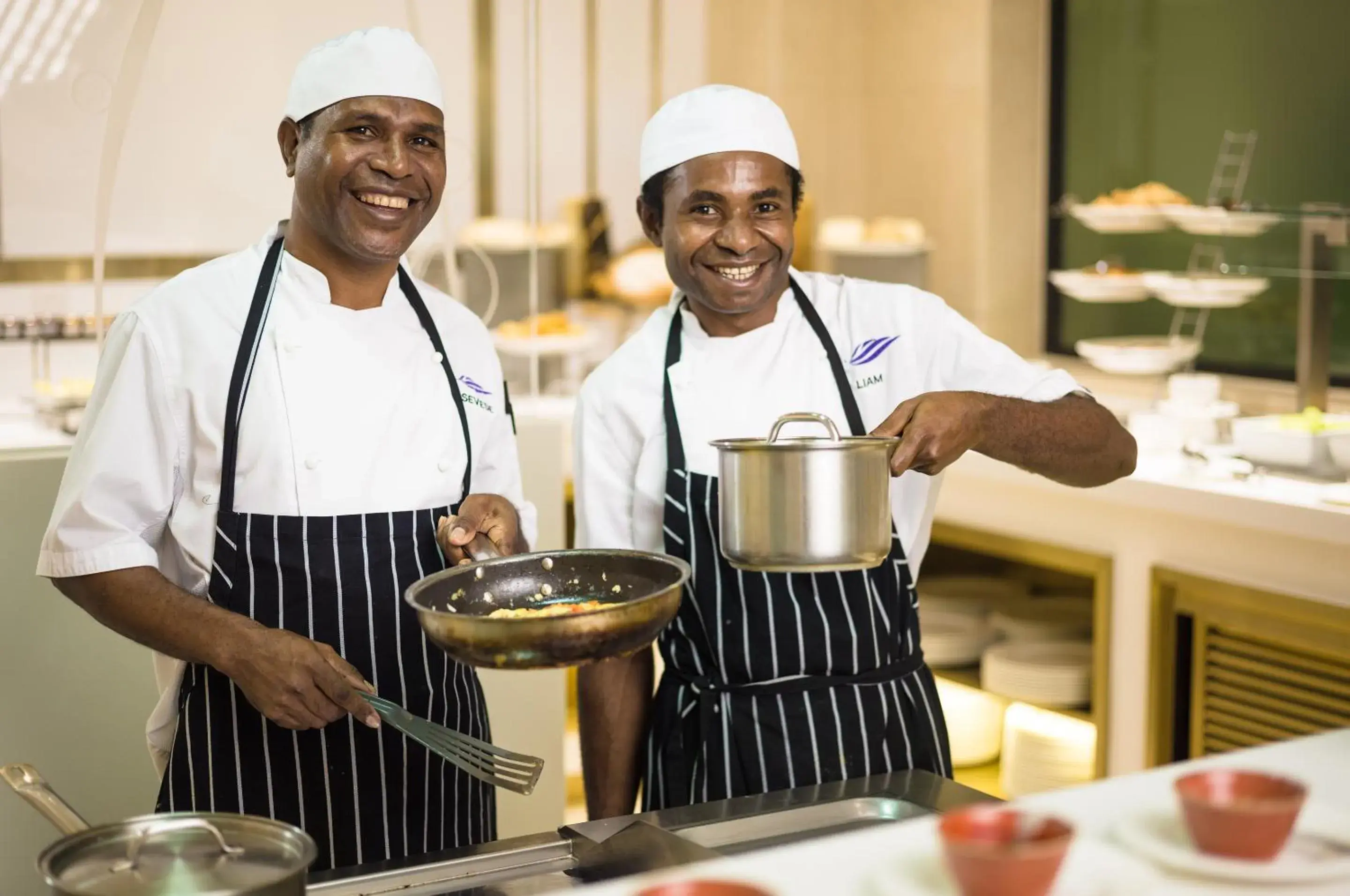 Buffet breakfast in The Stanley Hotel & Suites Buffet breakfast in The Stanley Hotel & Suites