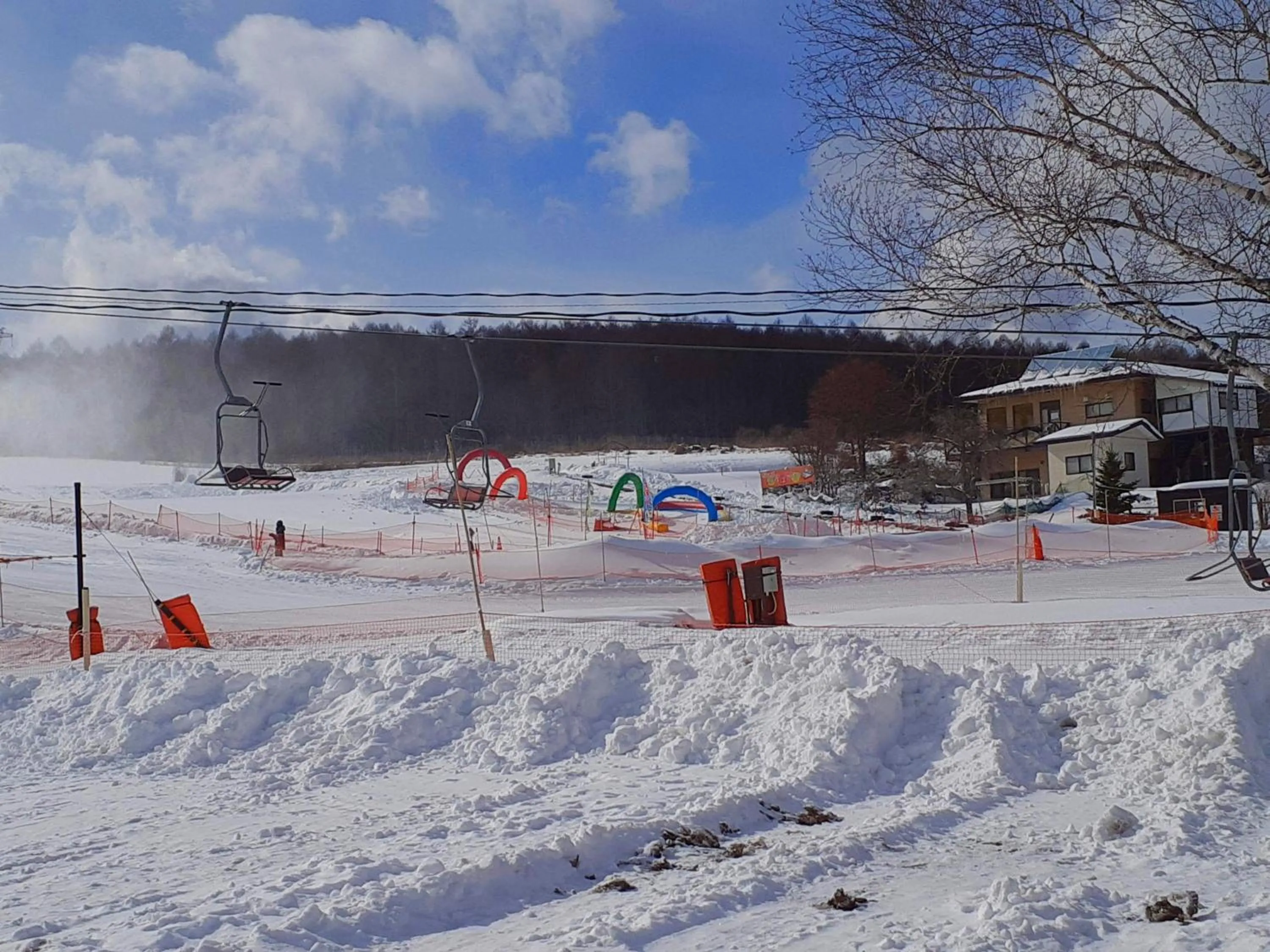 Skiing in Shirakabako Hotel Paipuno Kemuri