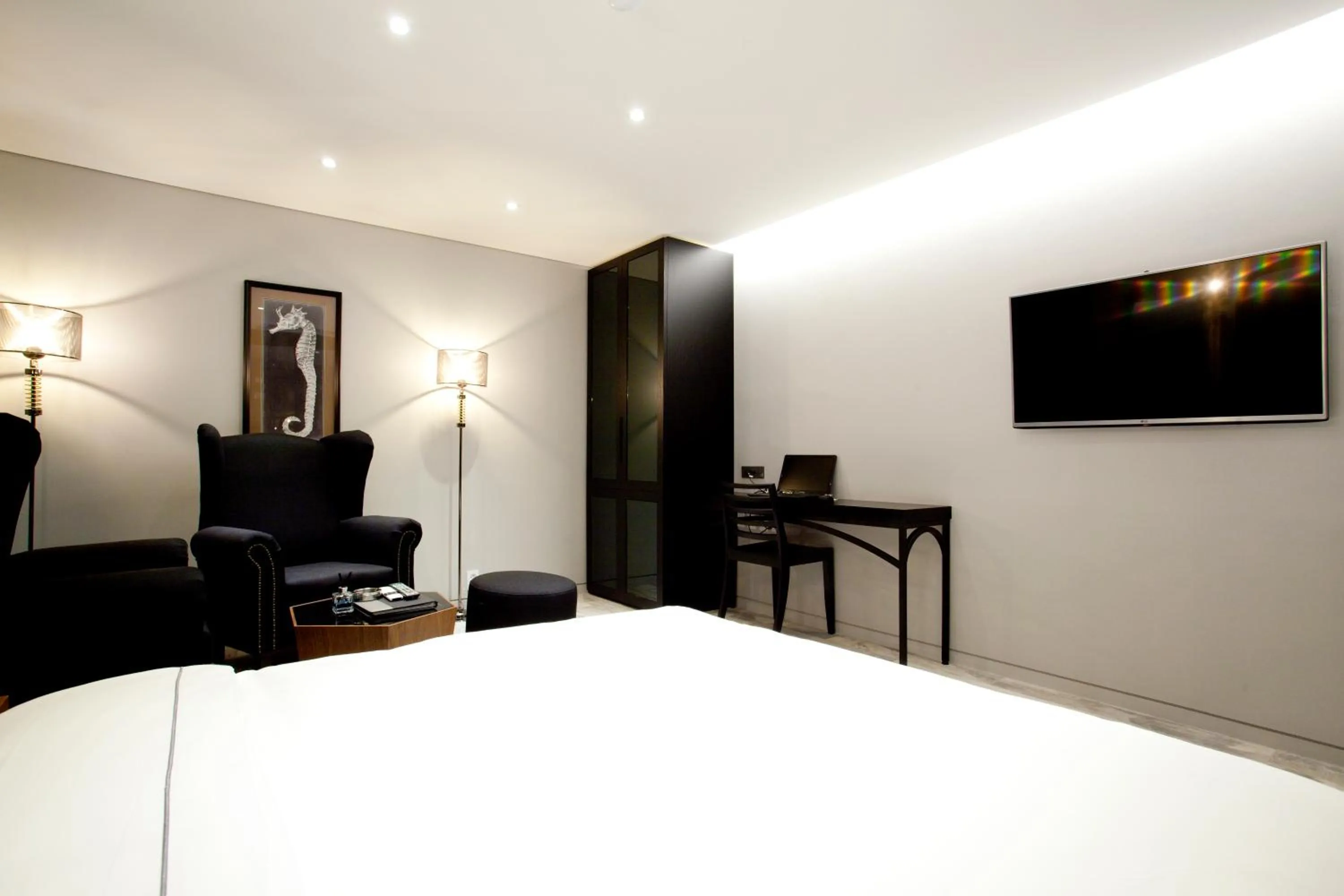 Decorative detail, Bed in Hotel Forestar