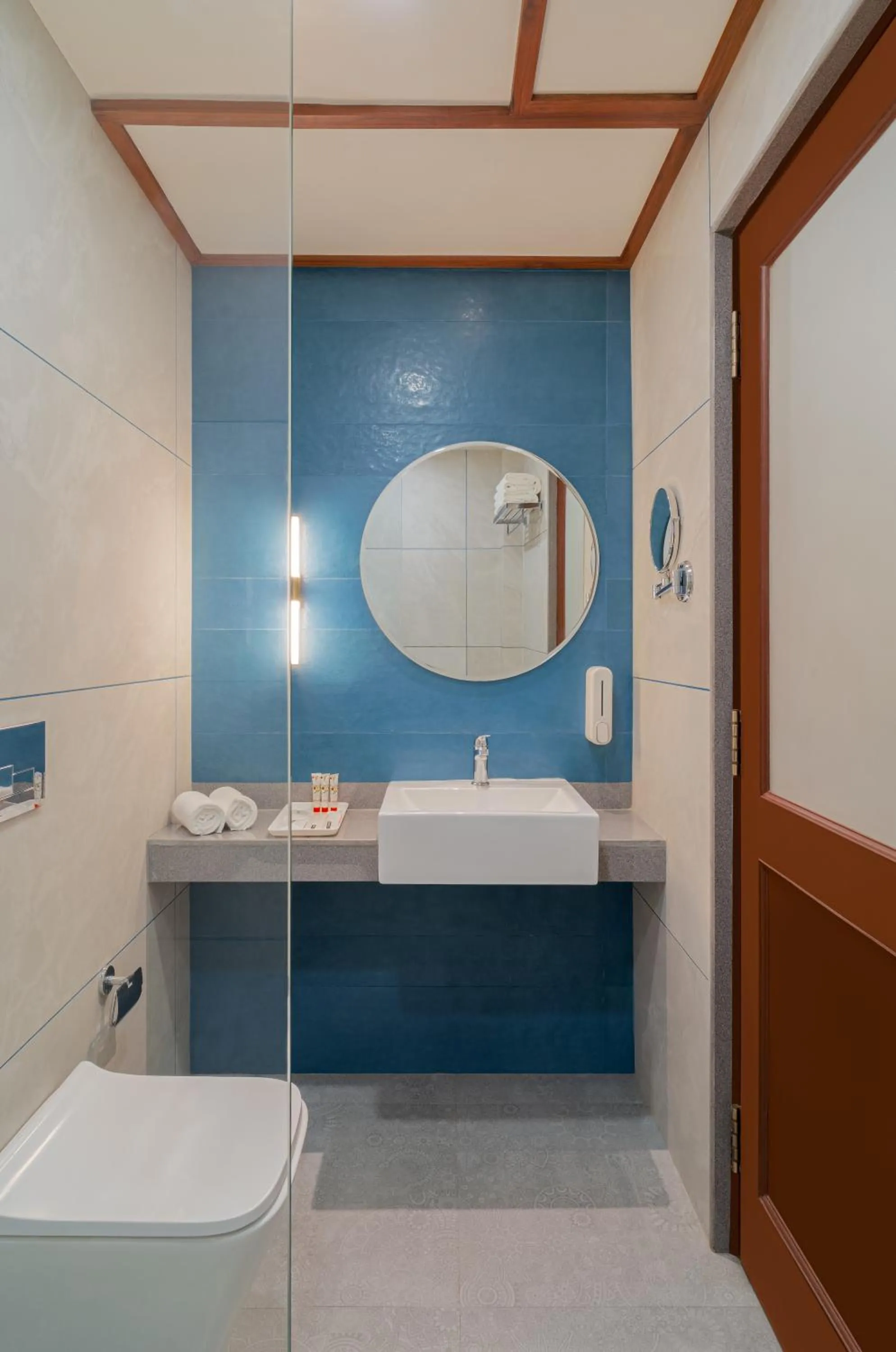 Bathroom in Hotel Ganga Maiya