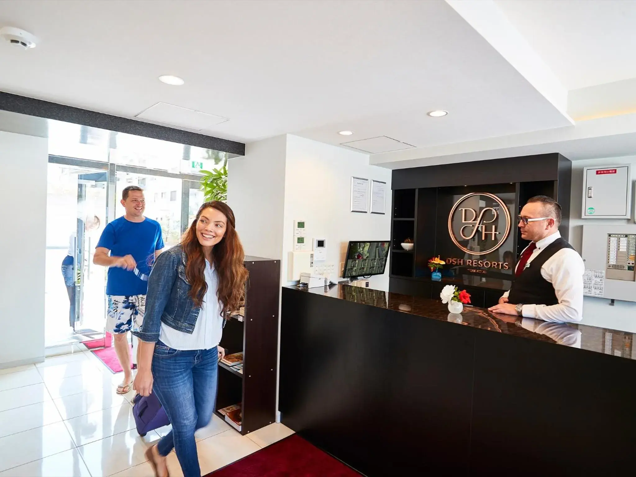 Lobby or reception in Beach Front Tower Mihama by DSH Lobby or reception in Beach Front Tower Mihama by DSH