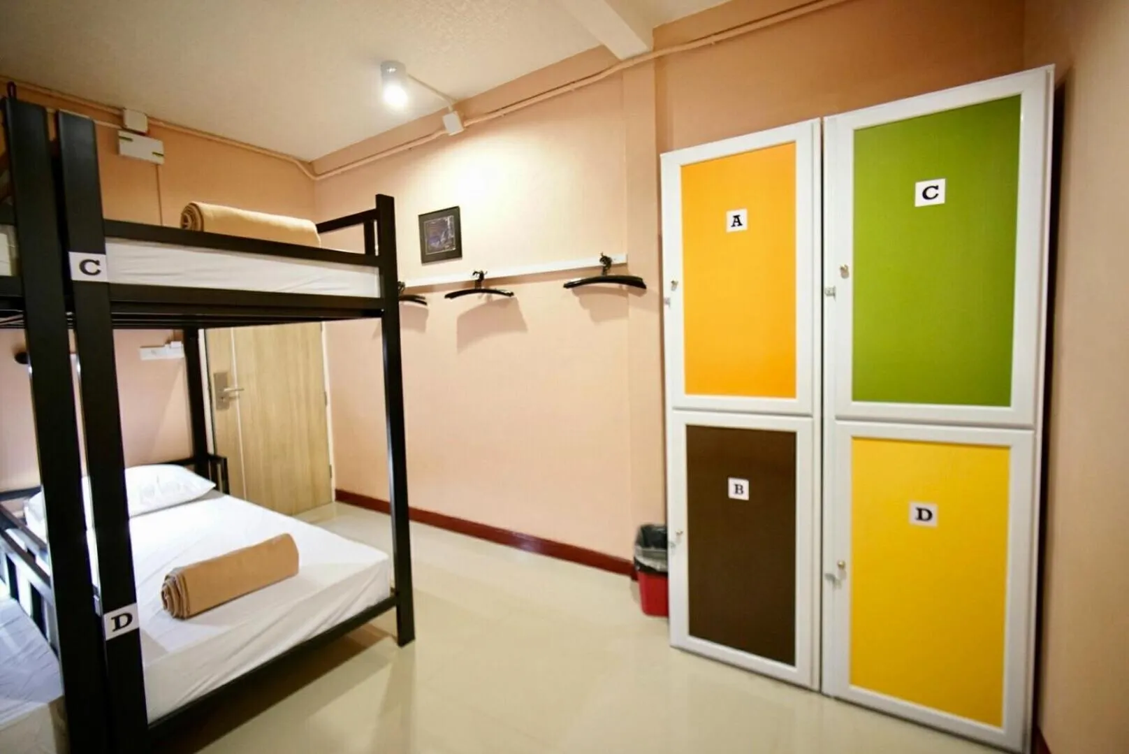 Bed in Urban Hostel Bangkok