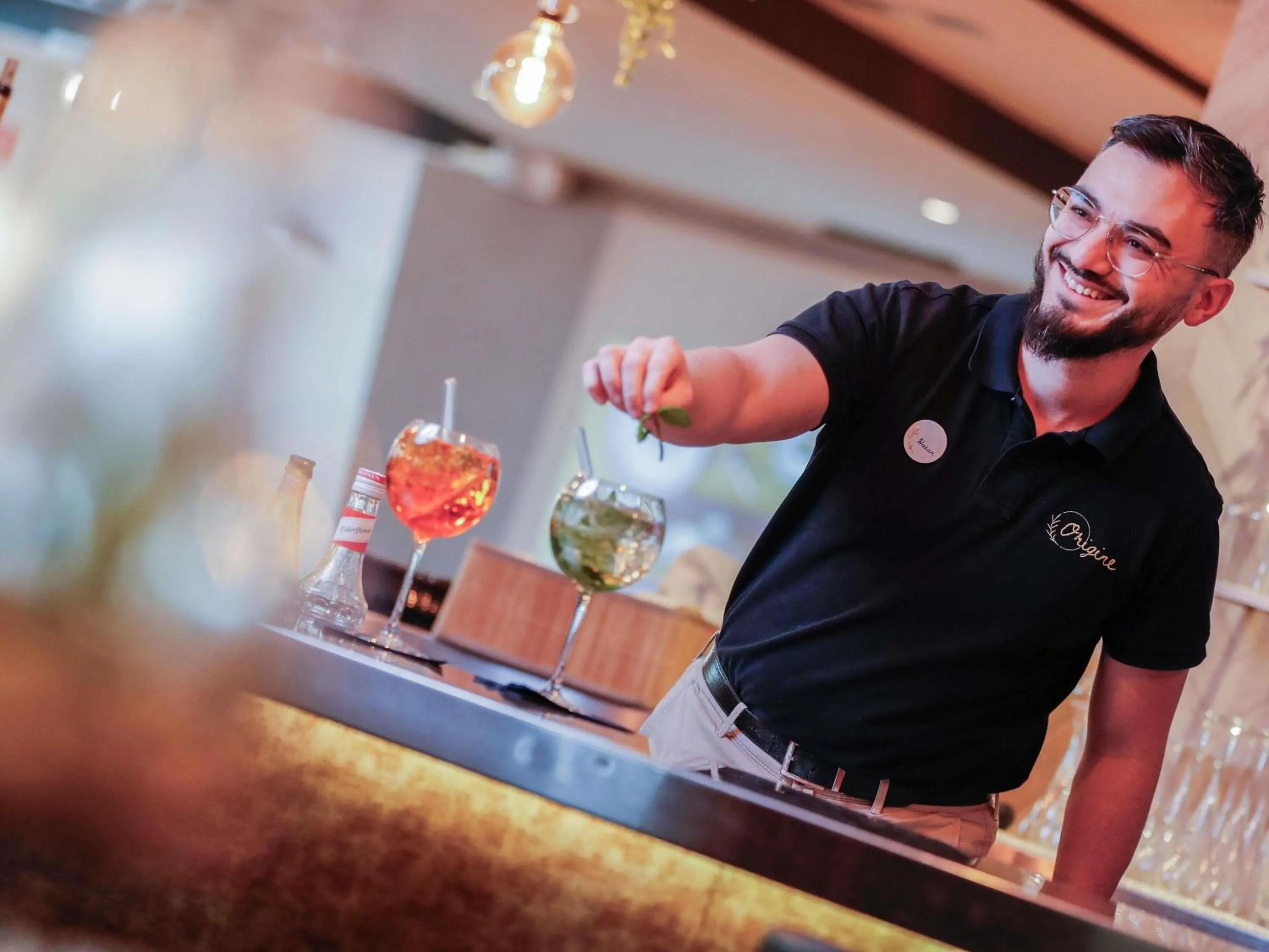 Lounge or bar in Novotel Luxembourg Centre