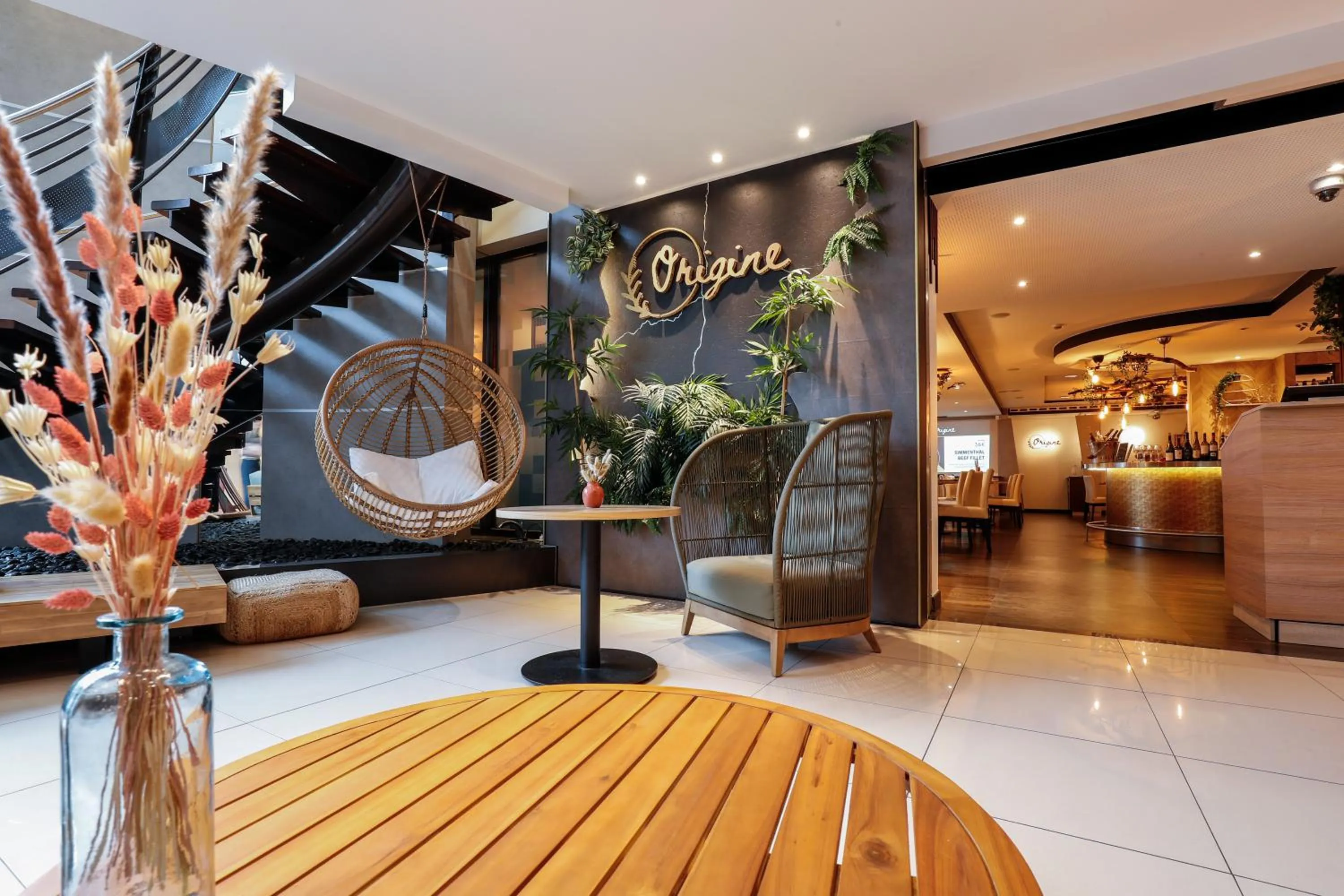 Lobby or reception in Novotel Luxembourg Centre