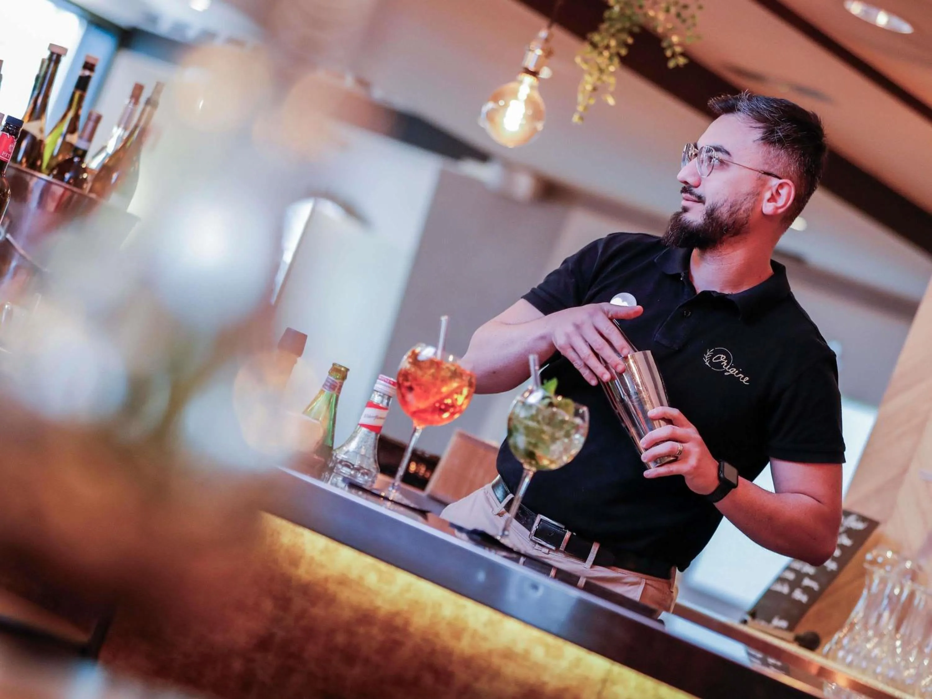 Lounge or bar in Novotel Luxembourg Centre