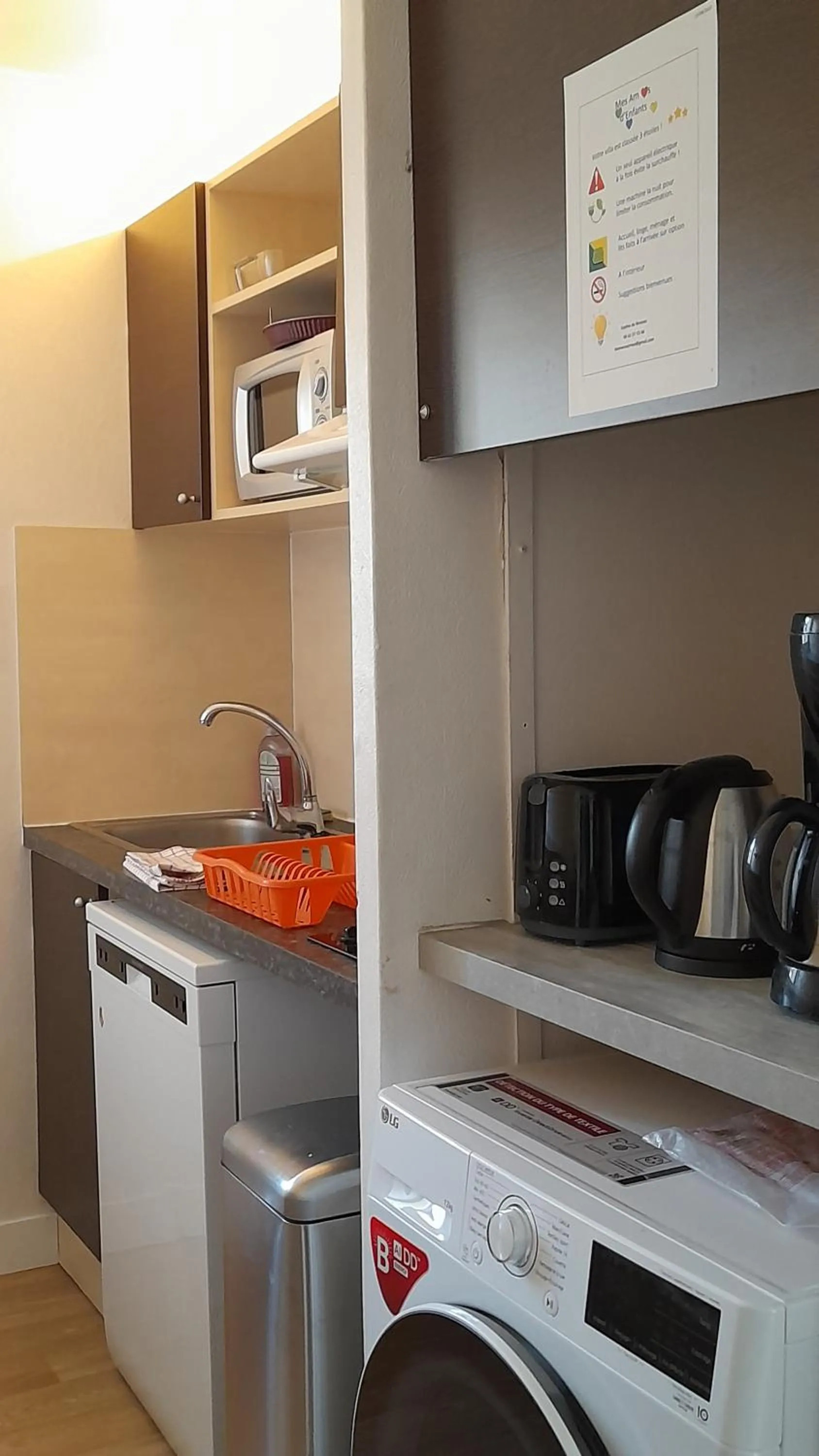 Kitchen or kitchenette in Résidence Mes Amours d'Enfants - Les Villas du Lac