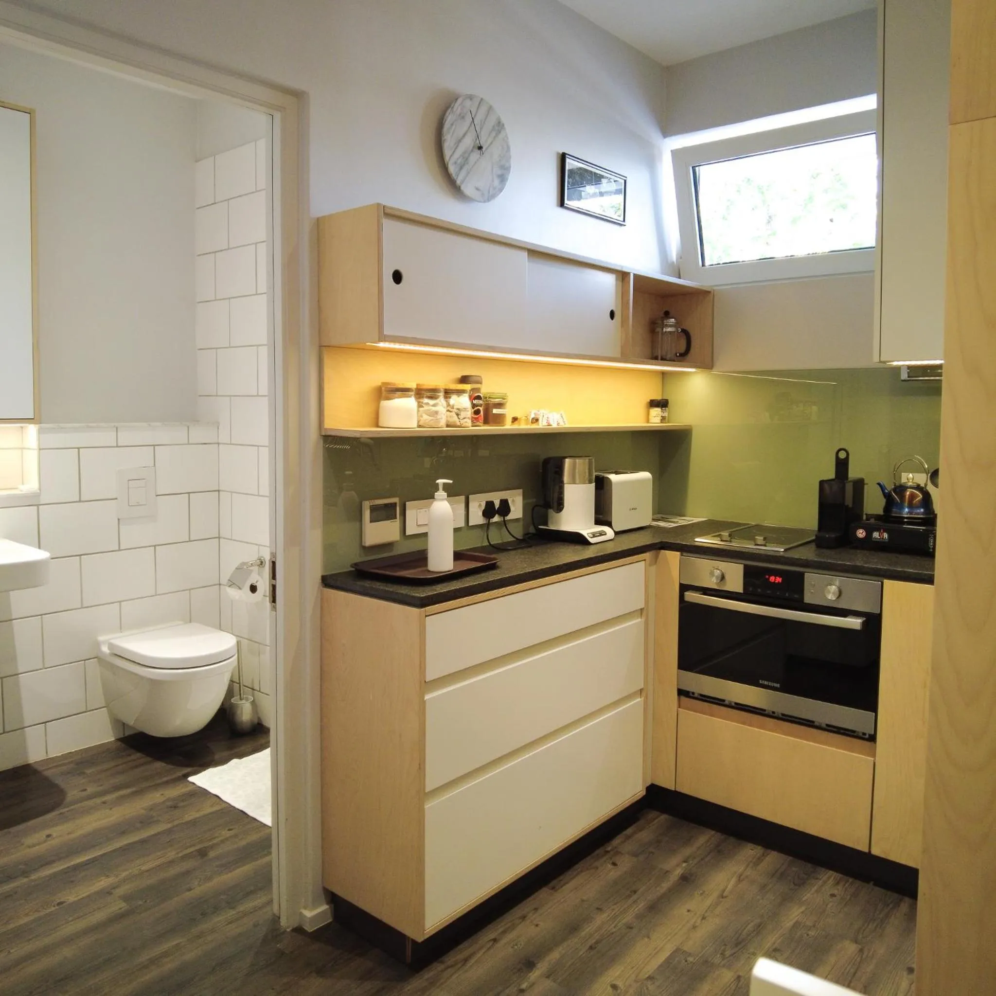 Kitchen or kitchenette in Laanhof Studios