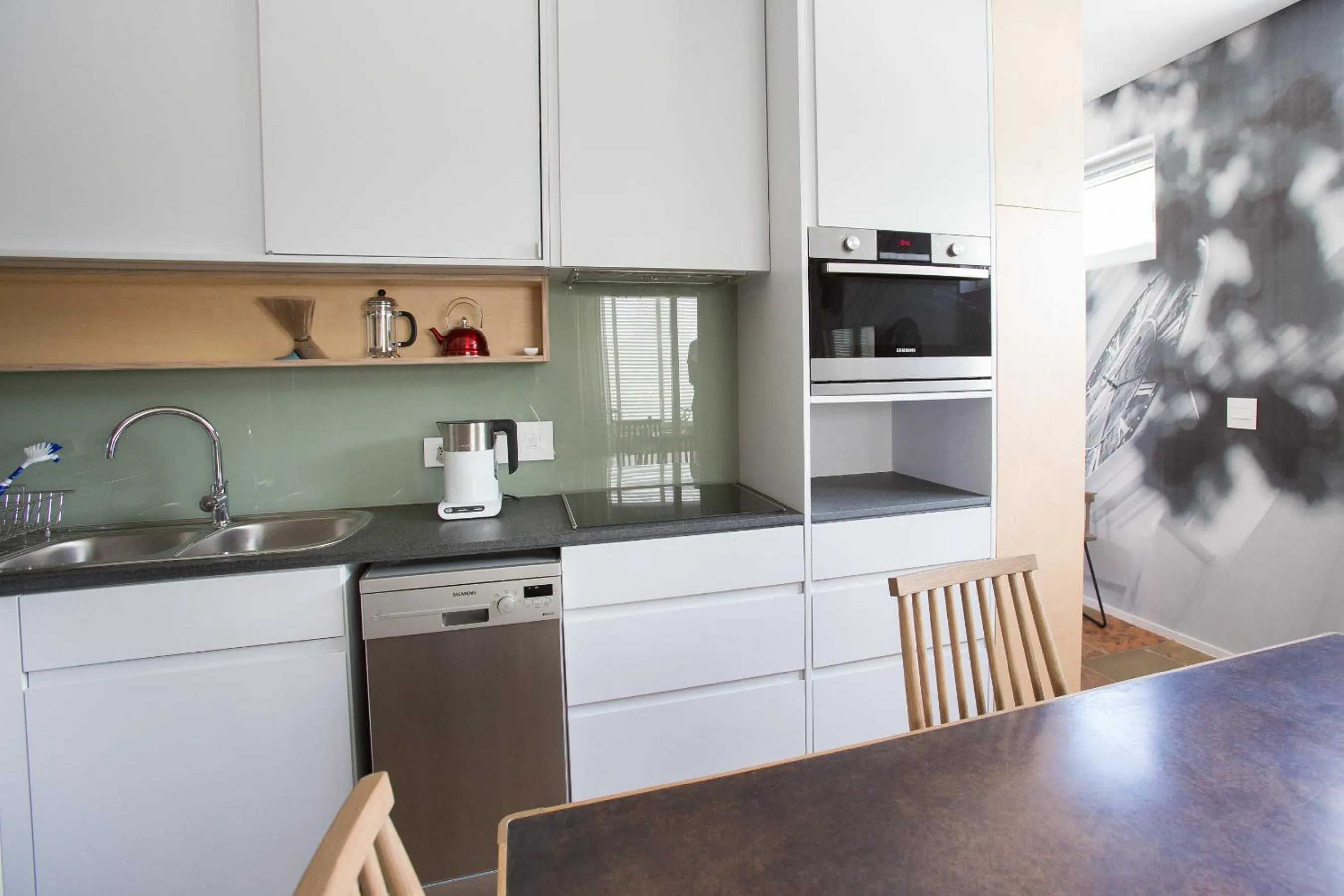 Kitchen or kitchenette in Laanhof Studios