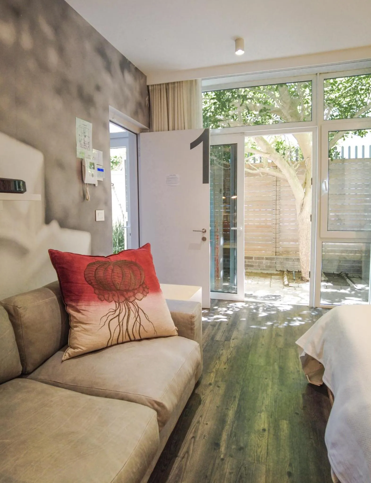 Living room in Laanhof Studios