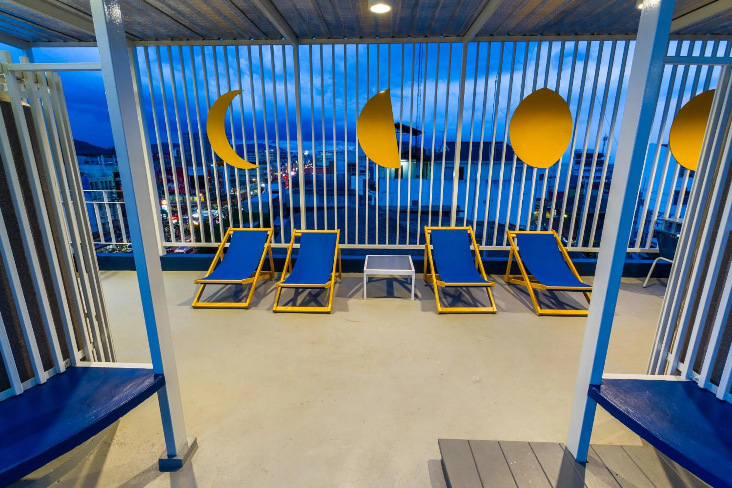 Decorative detail in The Moon Hostel Huahin