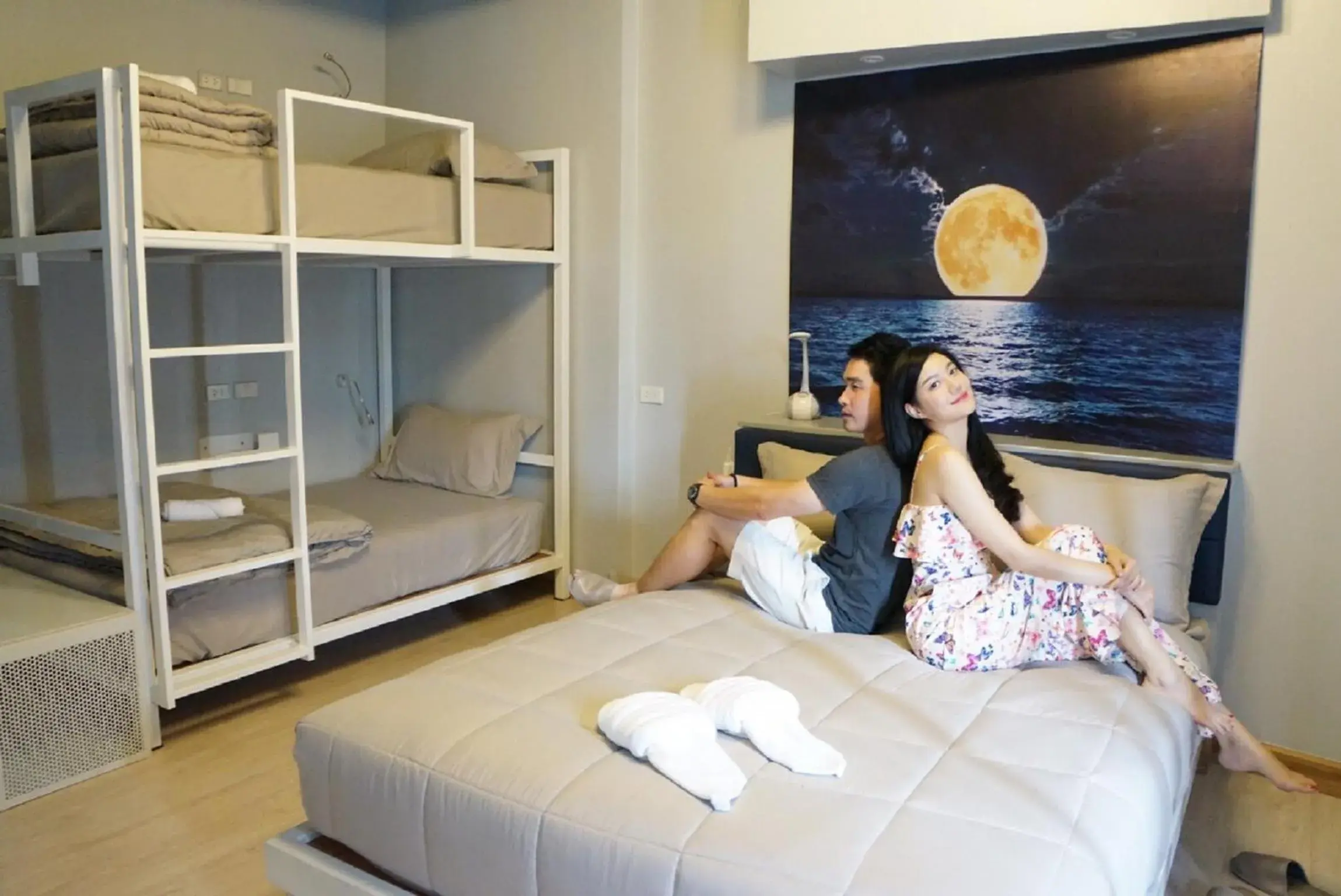 Bed in The Moon Hostel Huahin Bed in The Moon Hostel Huahin