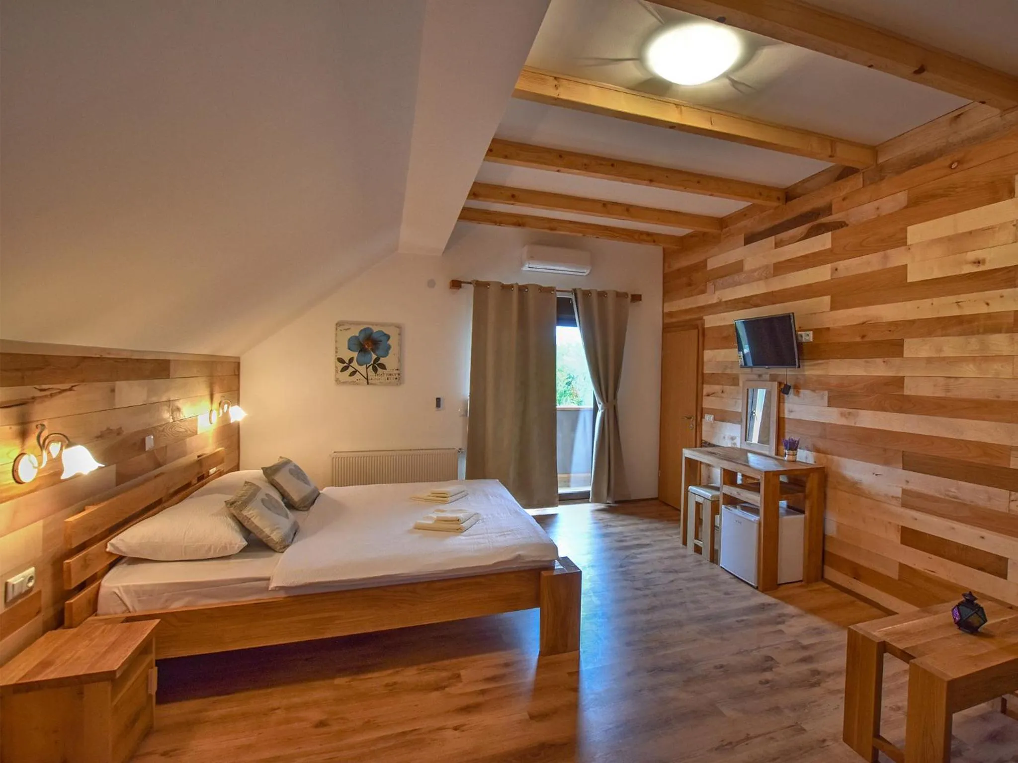 Bedroom, Bed in Villa Stone