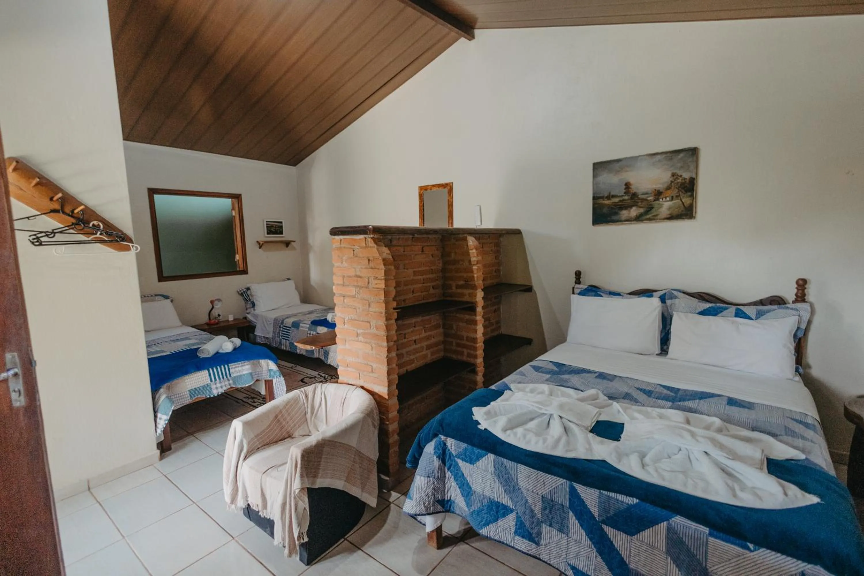 Bed in Pousada Casa do Cerrado - Alto Paraíso de Goiás