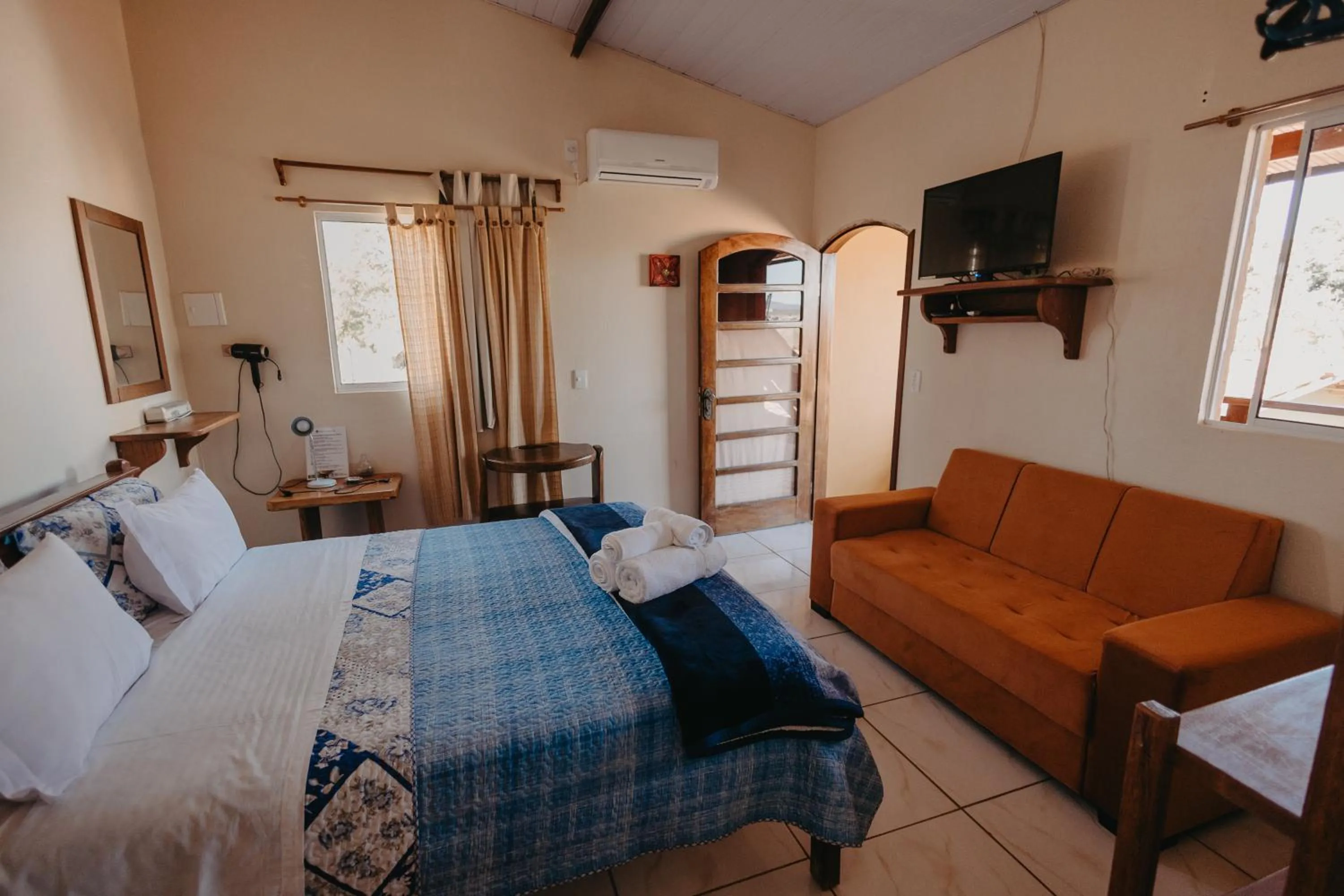 Bed in Pousada Casa do Cerrado - Alto Paraíso de Goiás