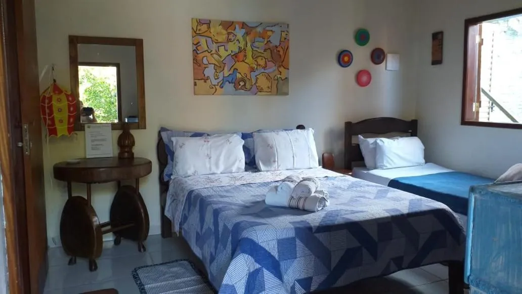 Bed in Pousada Casa do Cerrado - Alto Paraíso de Goiás