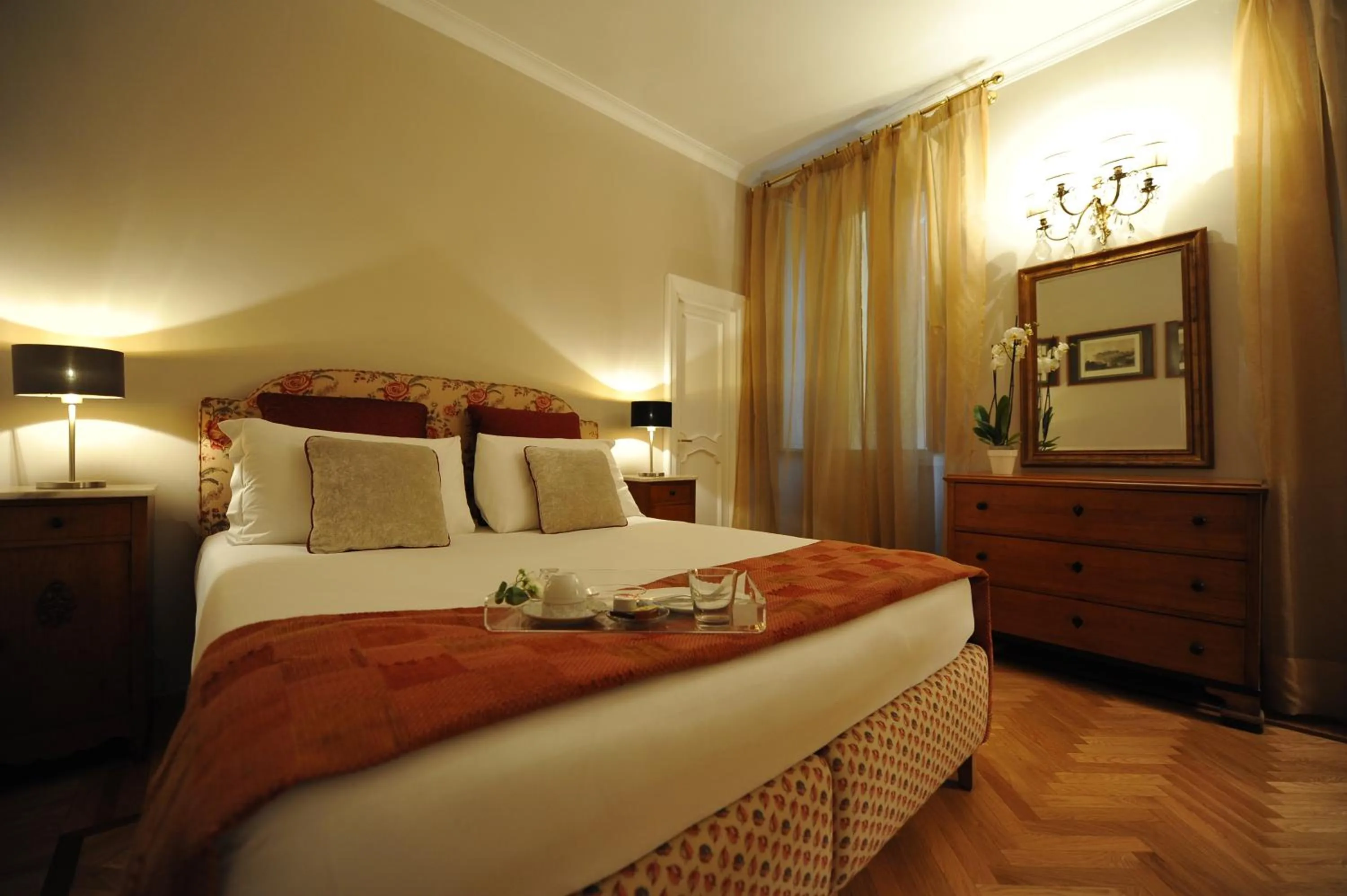 Bed in Angel Spagna Suite
